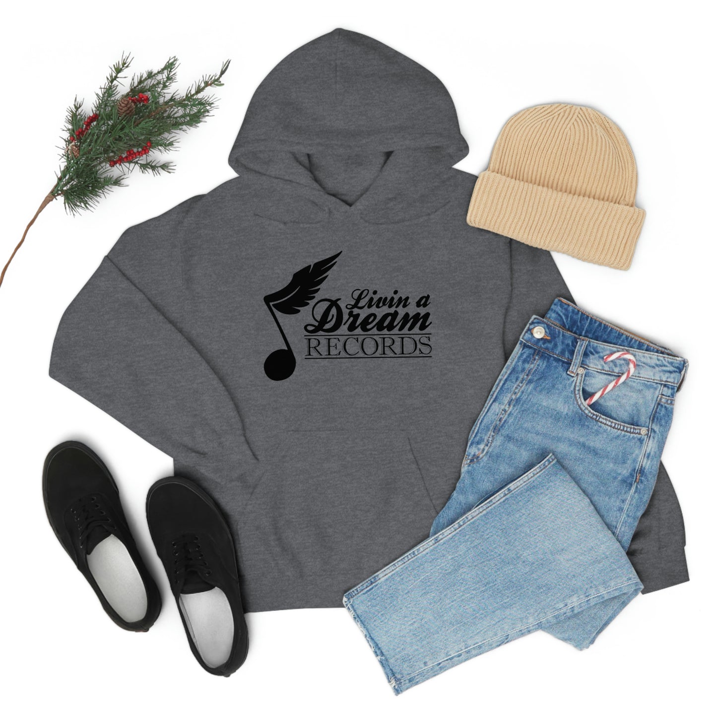 Livin A Dream Records - Heavy Blend™ Hooded Sweatshirt