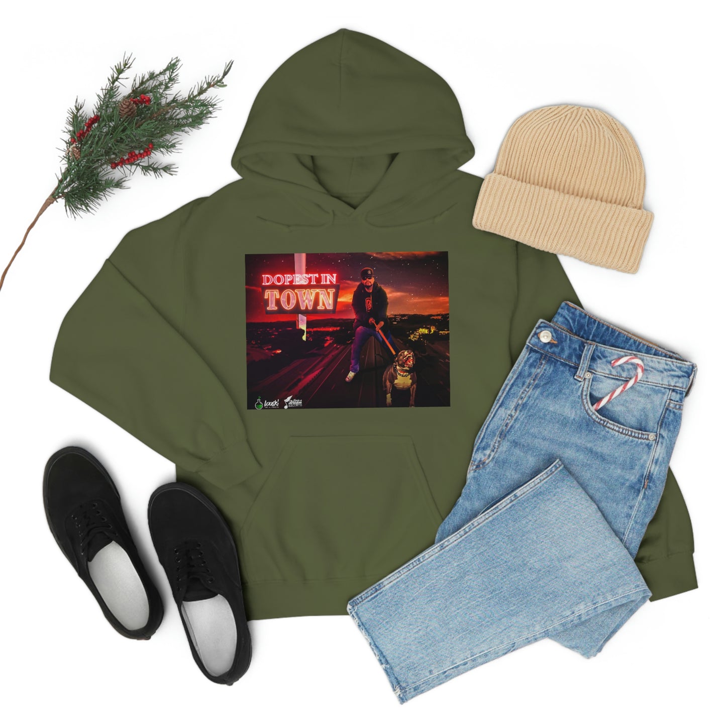 DOPEST IN TOWN Unisex Heavy Blend™ Hooded Sweatshirt