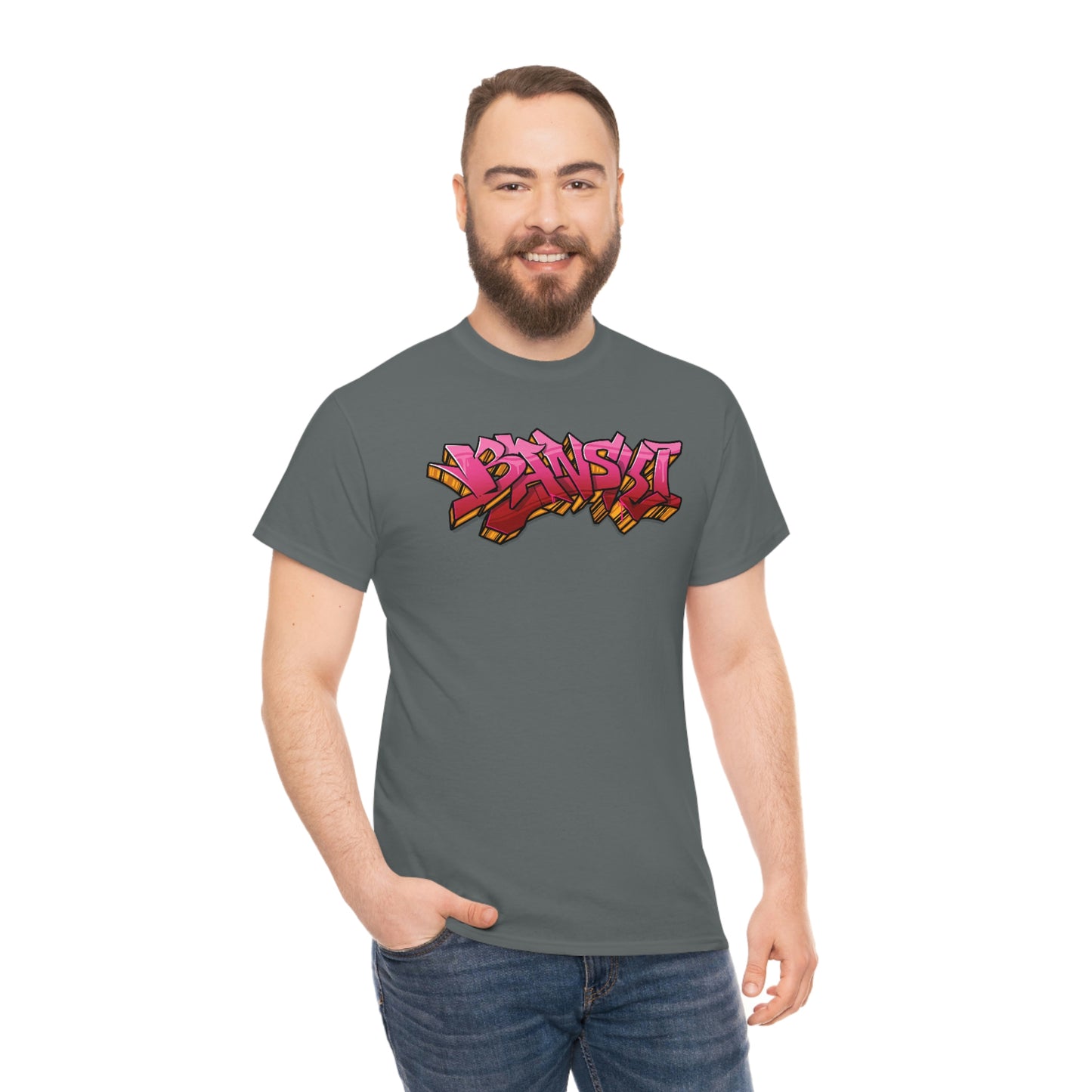 Banski Graffiti - Heavy Cotton Tee