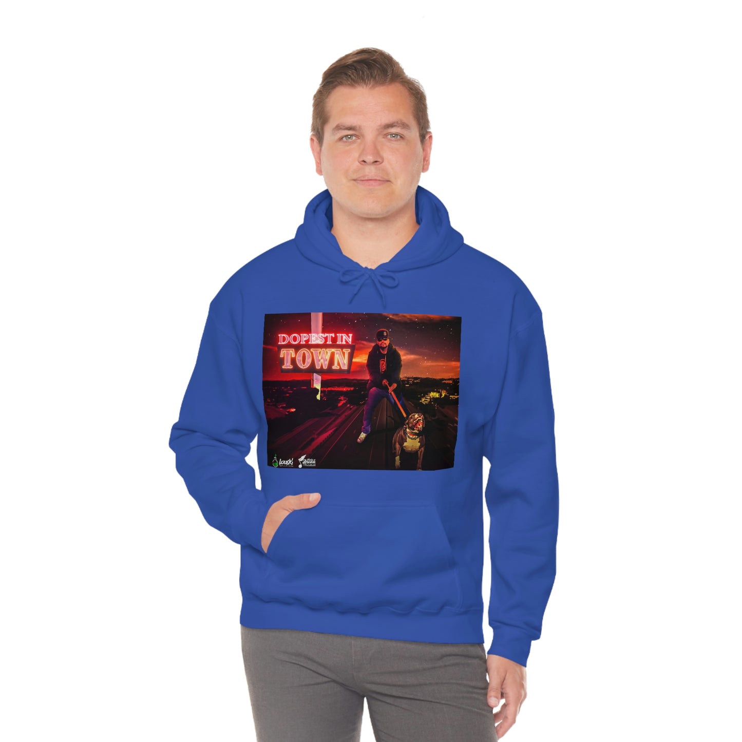 DOPEST IN TOWN Unisex Heavy Blend™ Hooded Sweatshirt