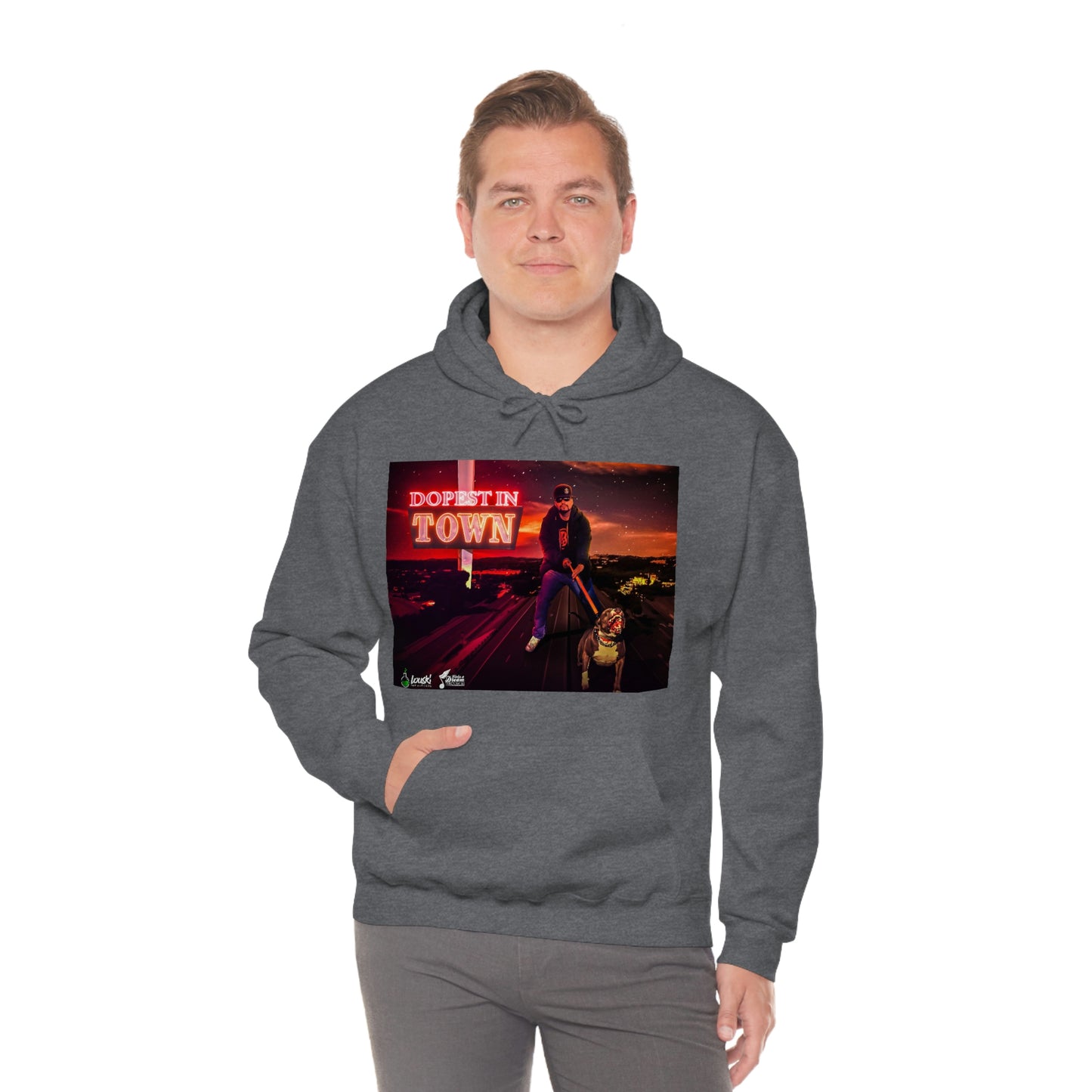 DOPEST IN TOWN Unisex Heavy Blend™ Hooded Sweatshirt