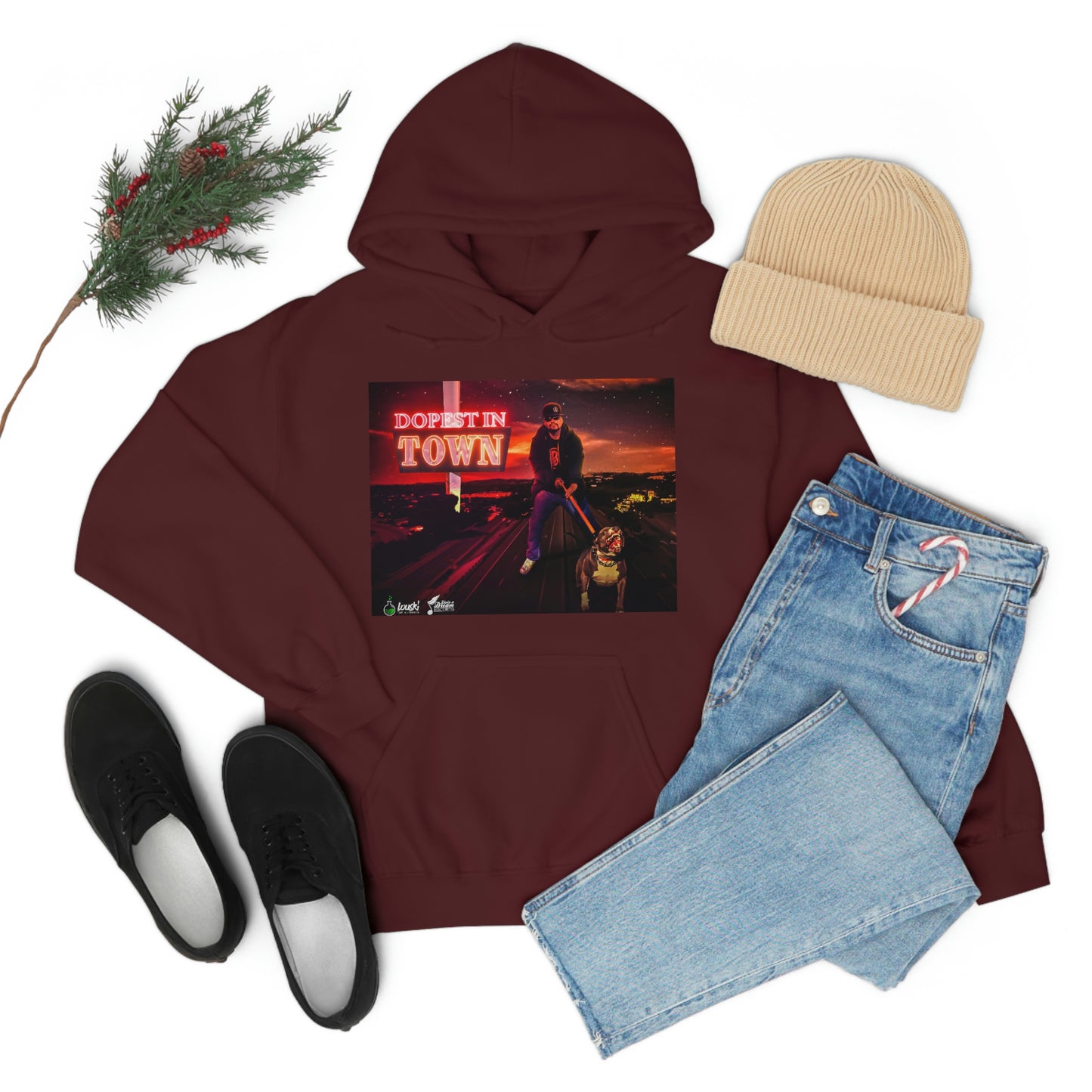 DOPEST IN TOWN Unisex Heavy Blend™ Hooded Sweatshirt