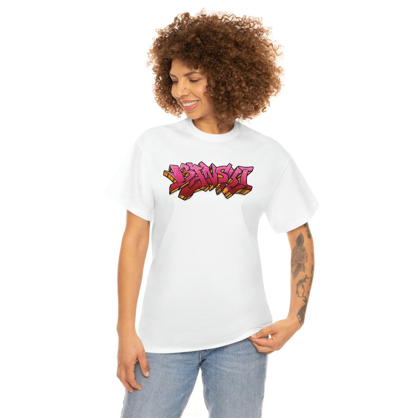 Banski Graffiti - Heavy Cotton Tee