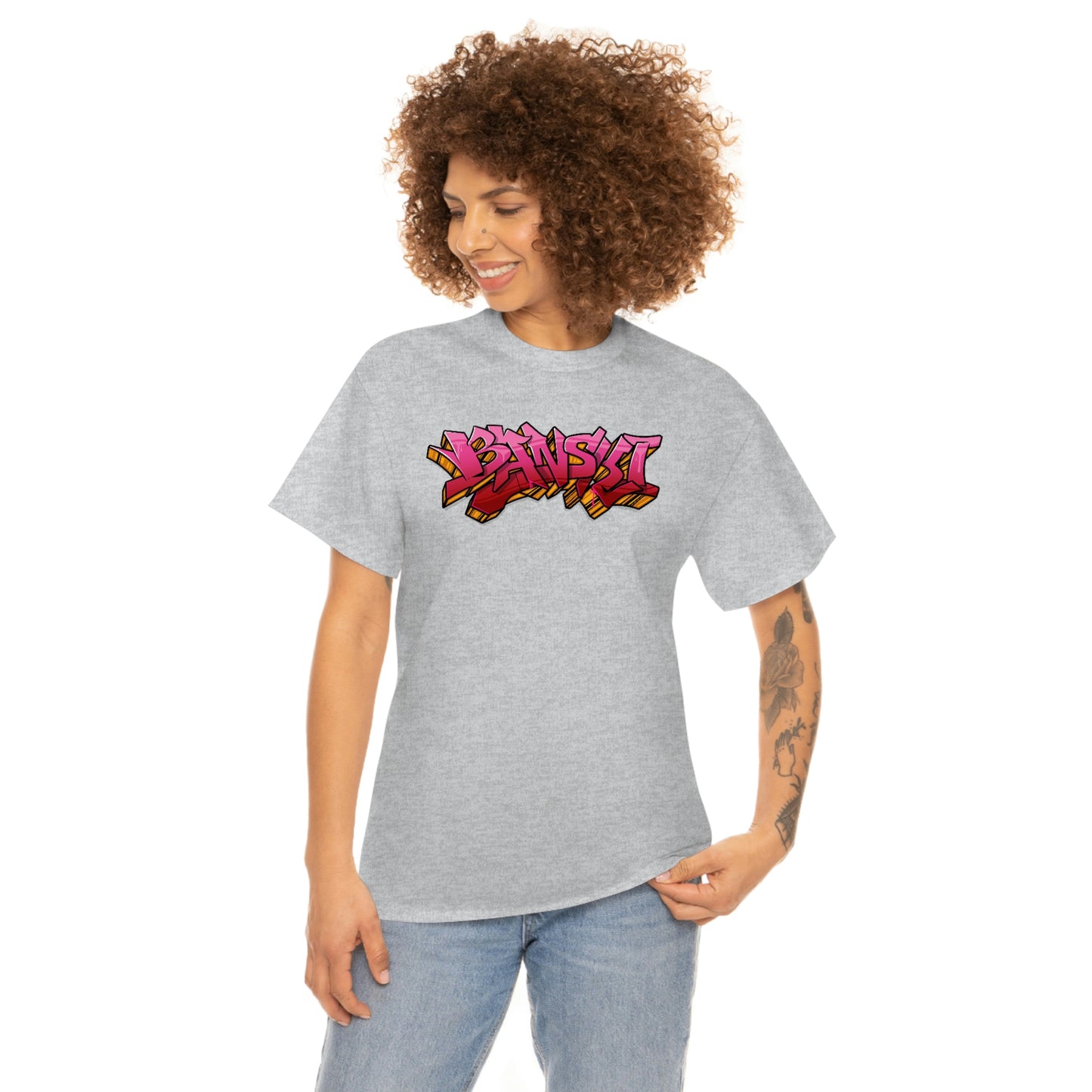 Banski Graffiti - Heavy Cotton Tee