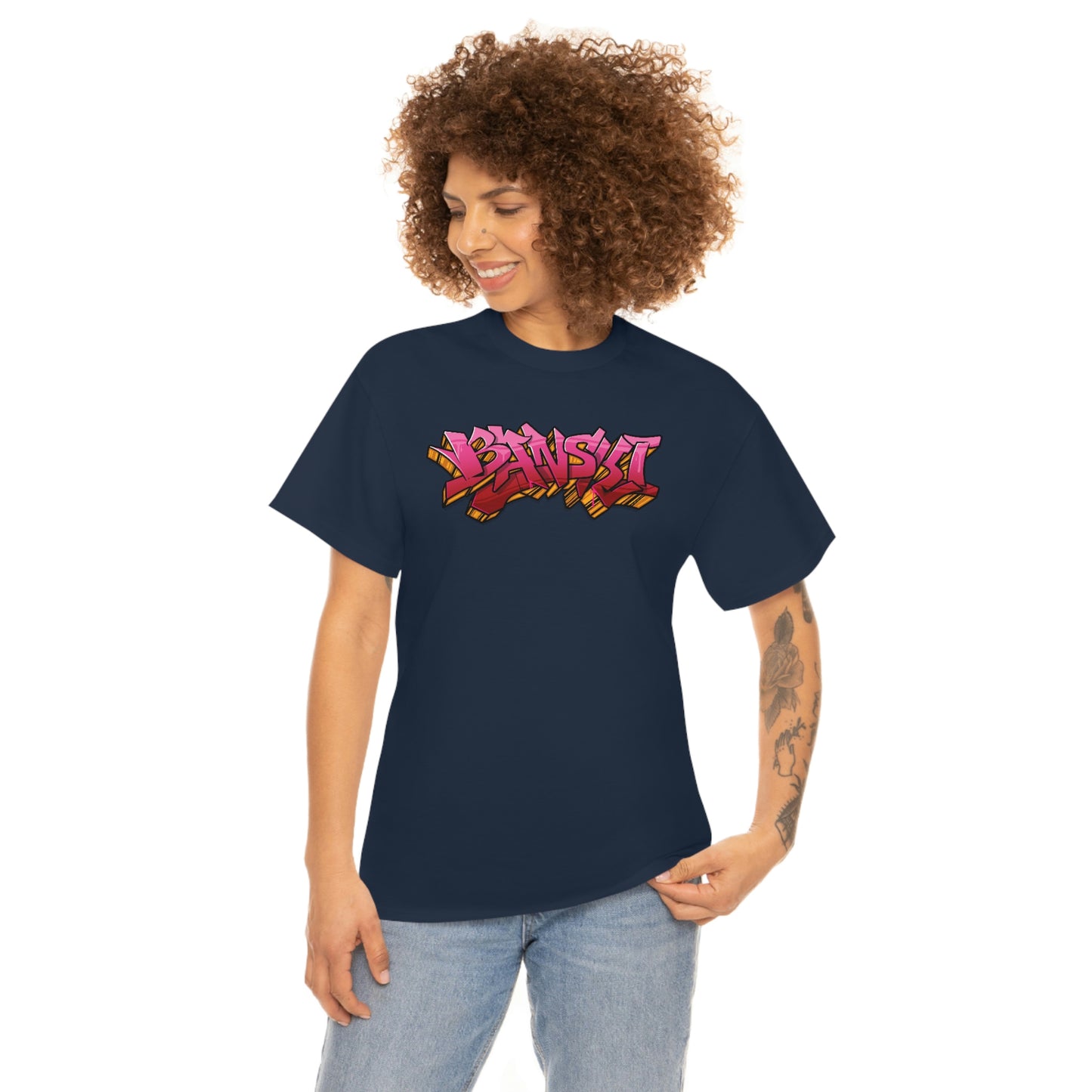 Banski Graffiti - Heavy Cotton Tee