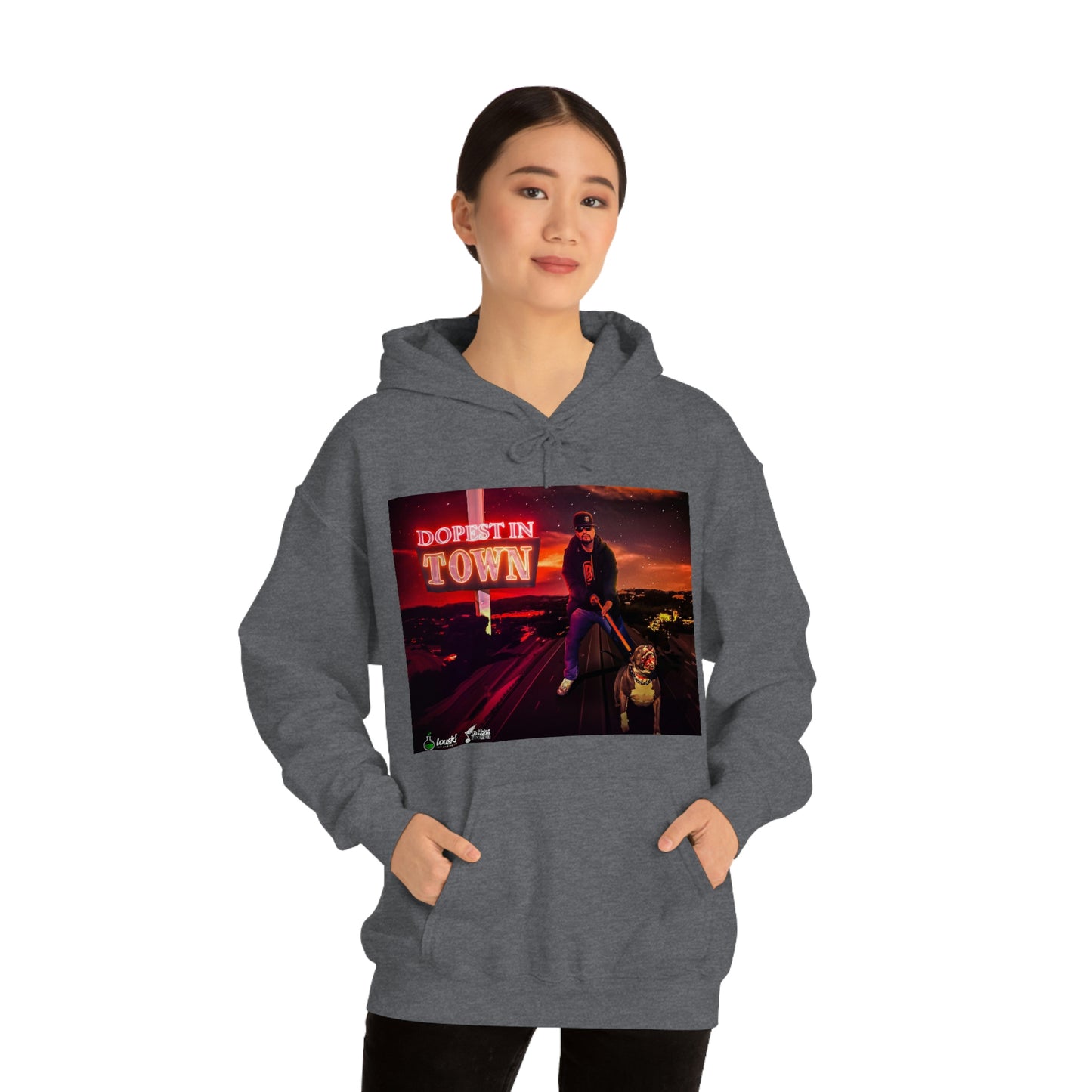 DOPEST IN TOWN Unisex Heavy Blend™ Hooded Sweatshirt