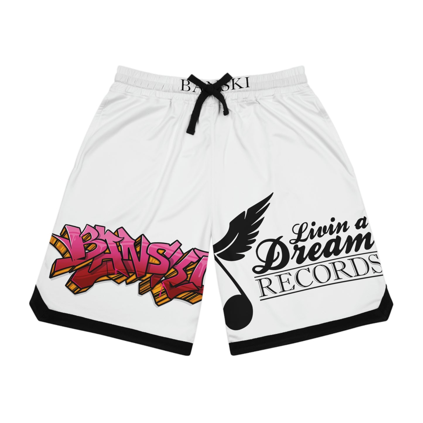 Livin A Dream Records / Banski - Basketball Rib Shorts