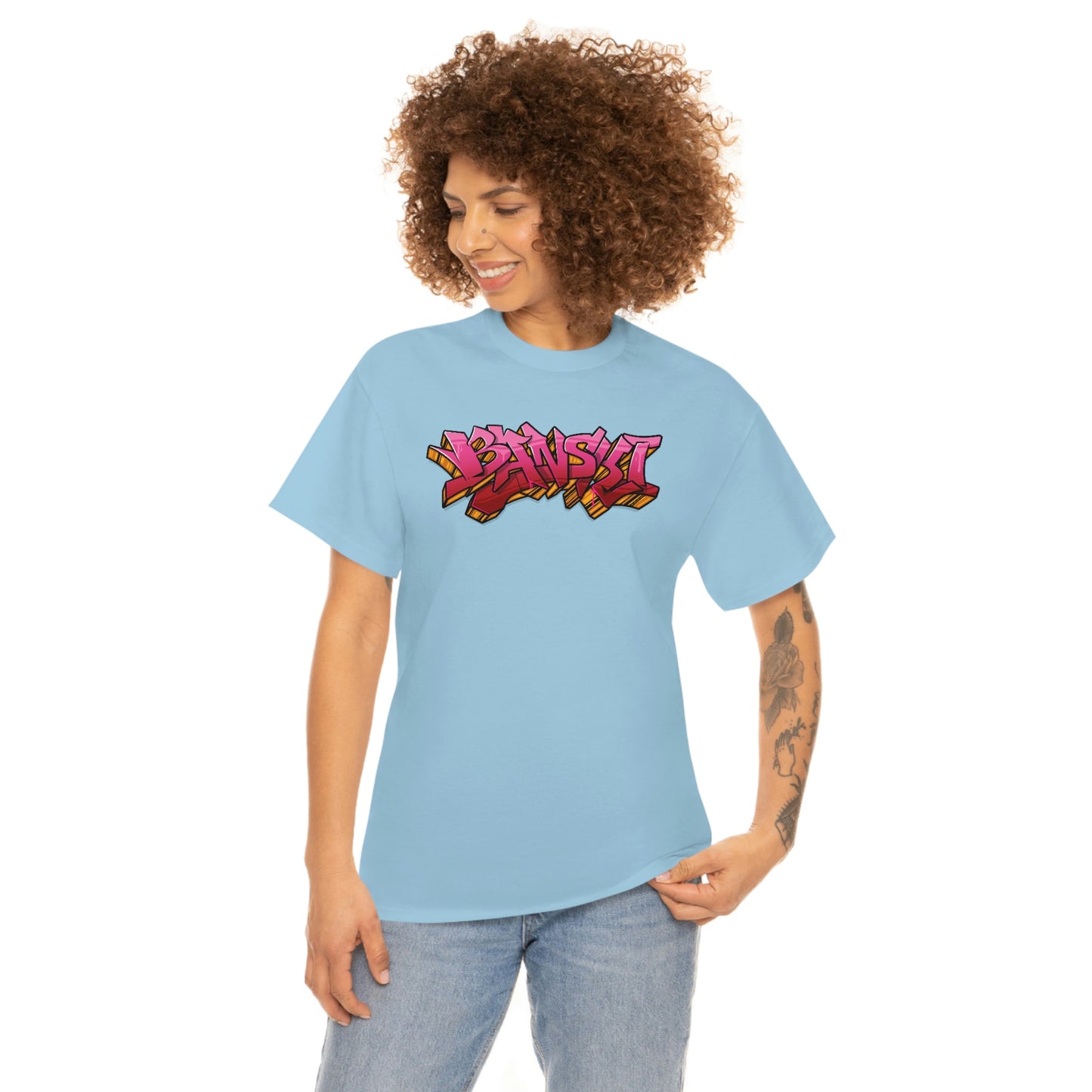 Banski Graffiti - Heavy Cotton Tee
