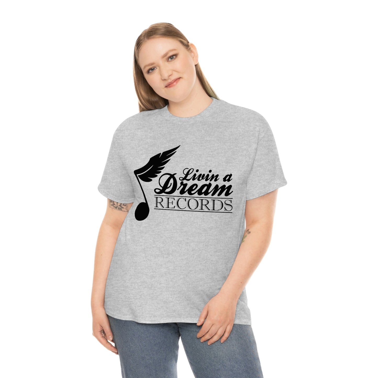 Livin A Dream Records Heavy Cotton Tee
