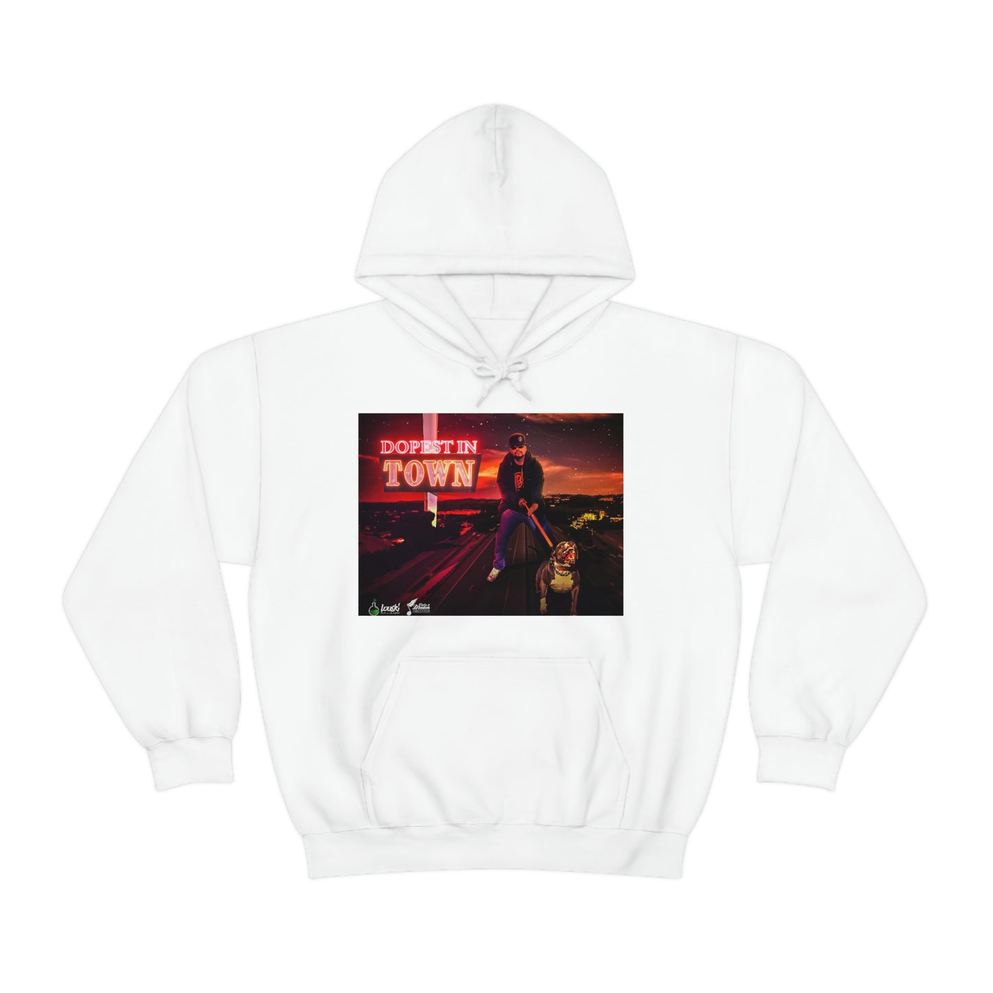 DOPEST IN TOWN Unisex Heavy Blend™ Hooded Sweatshirt