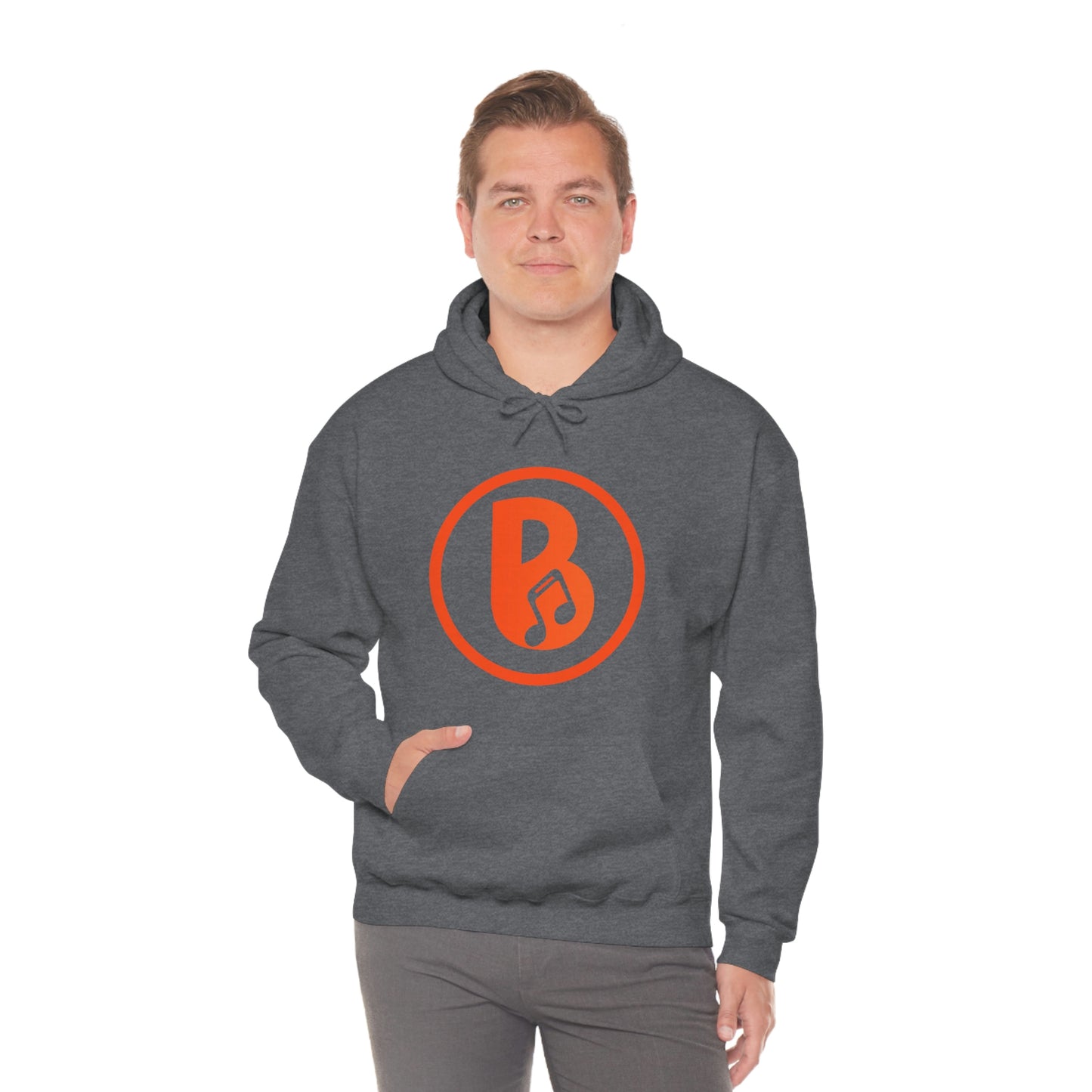 Banski B Logo Heavy Blend™ Hooded Sweatshirt