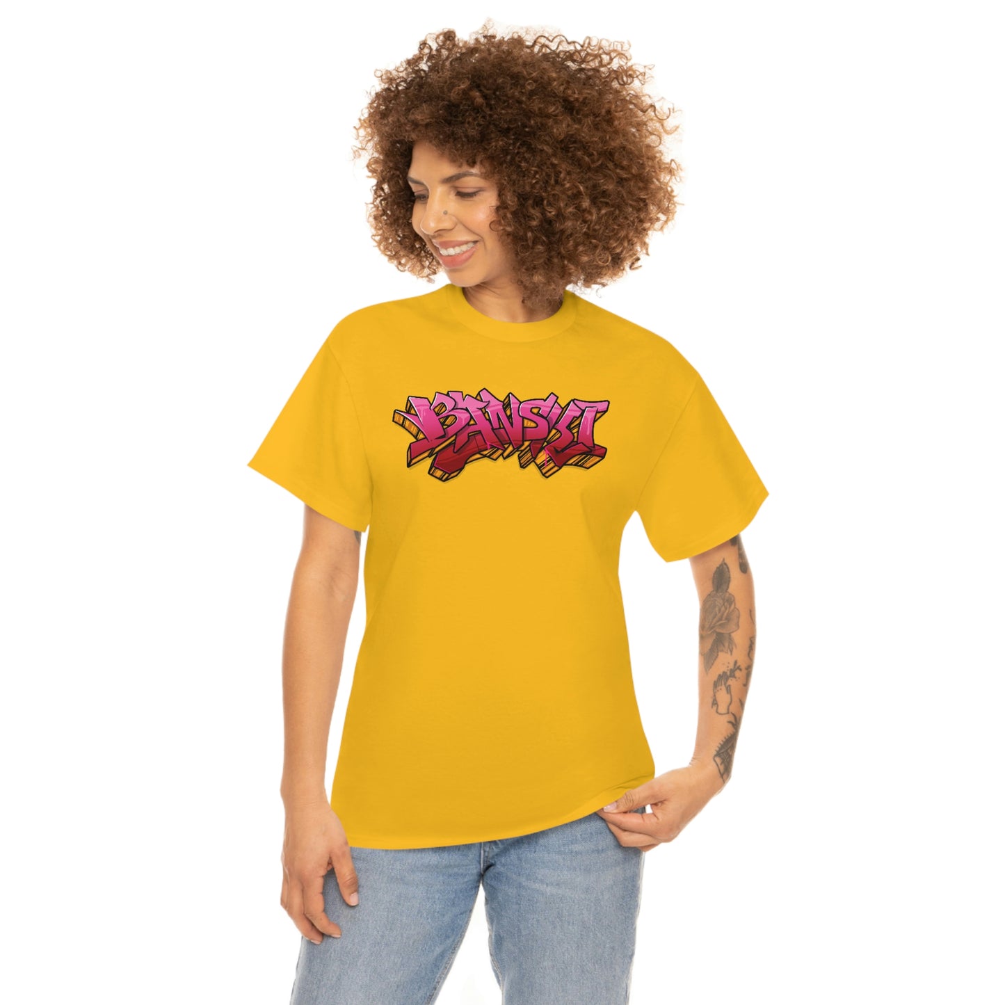 Banski Graffiti - Heavy Cotton Tee