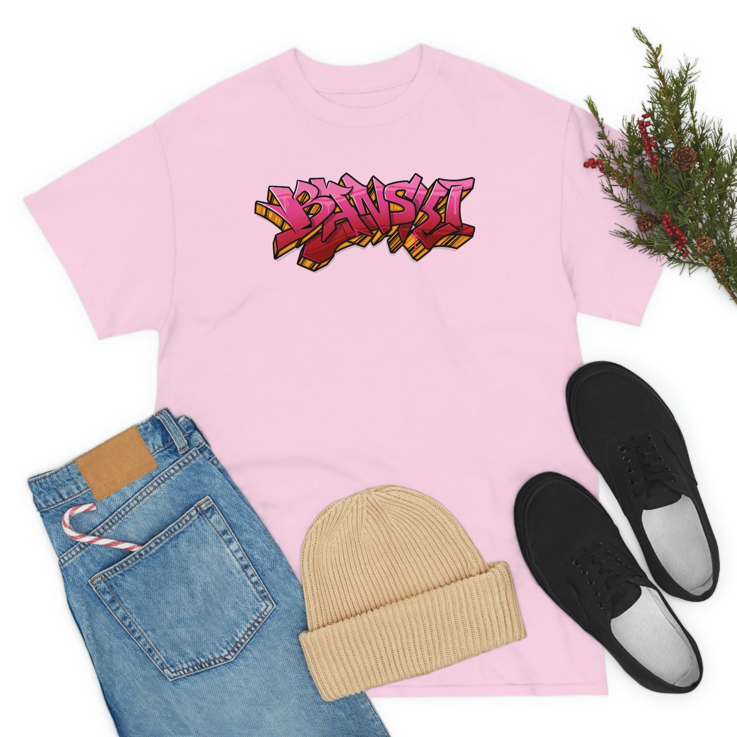 Banski Graffiti - Heavy Cotton Tee