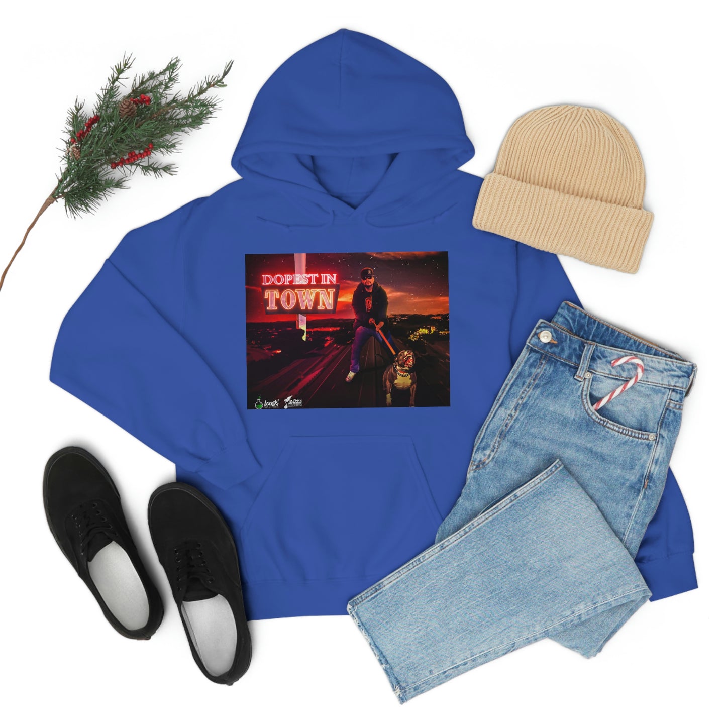 DOPEST IN TOWN Unisex Heavy Blend™ Hooded Sweatshirt