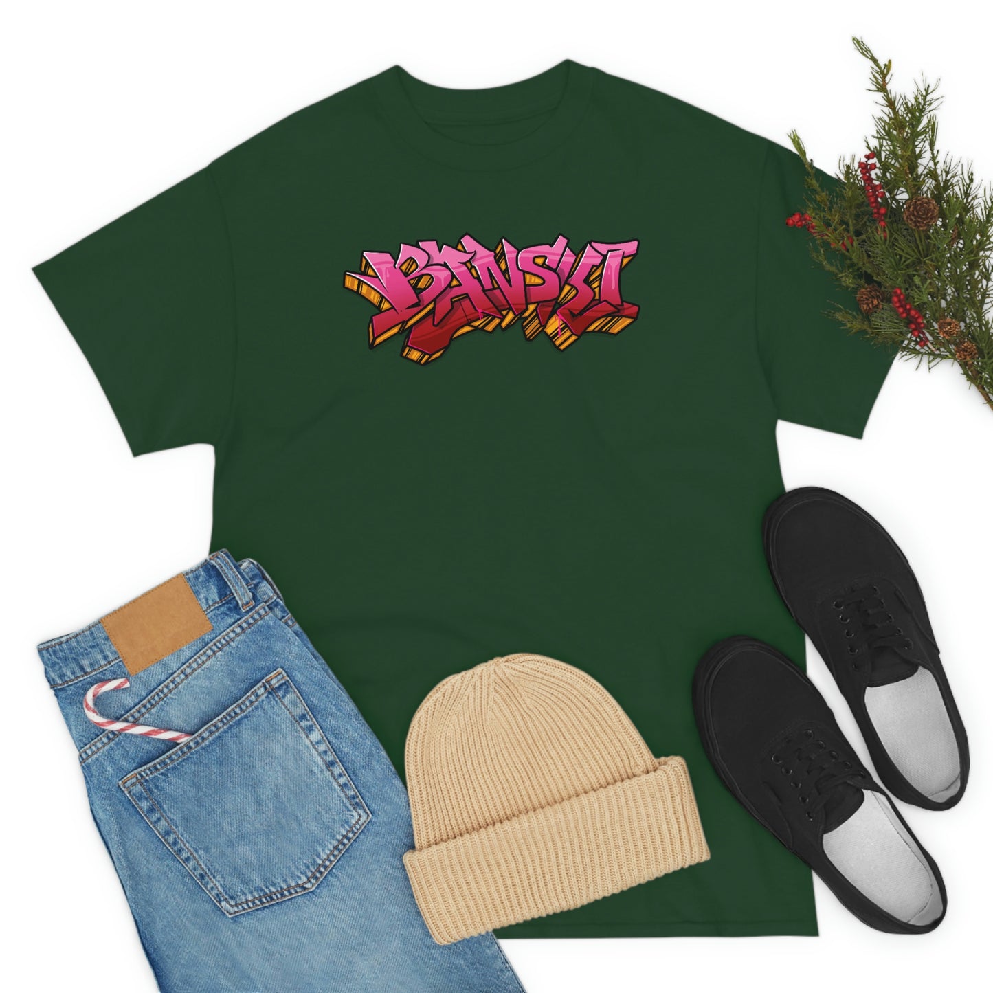 Banski Graffiti - Heavy Cotton Tee