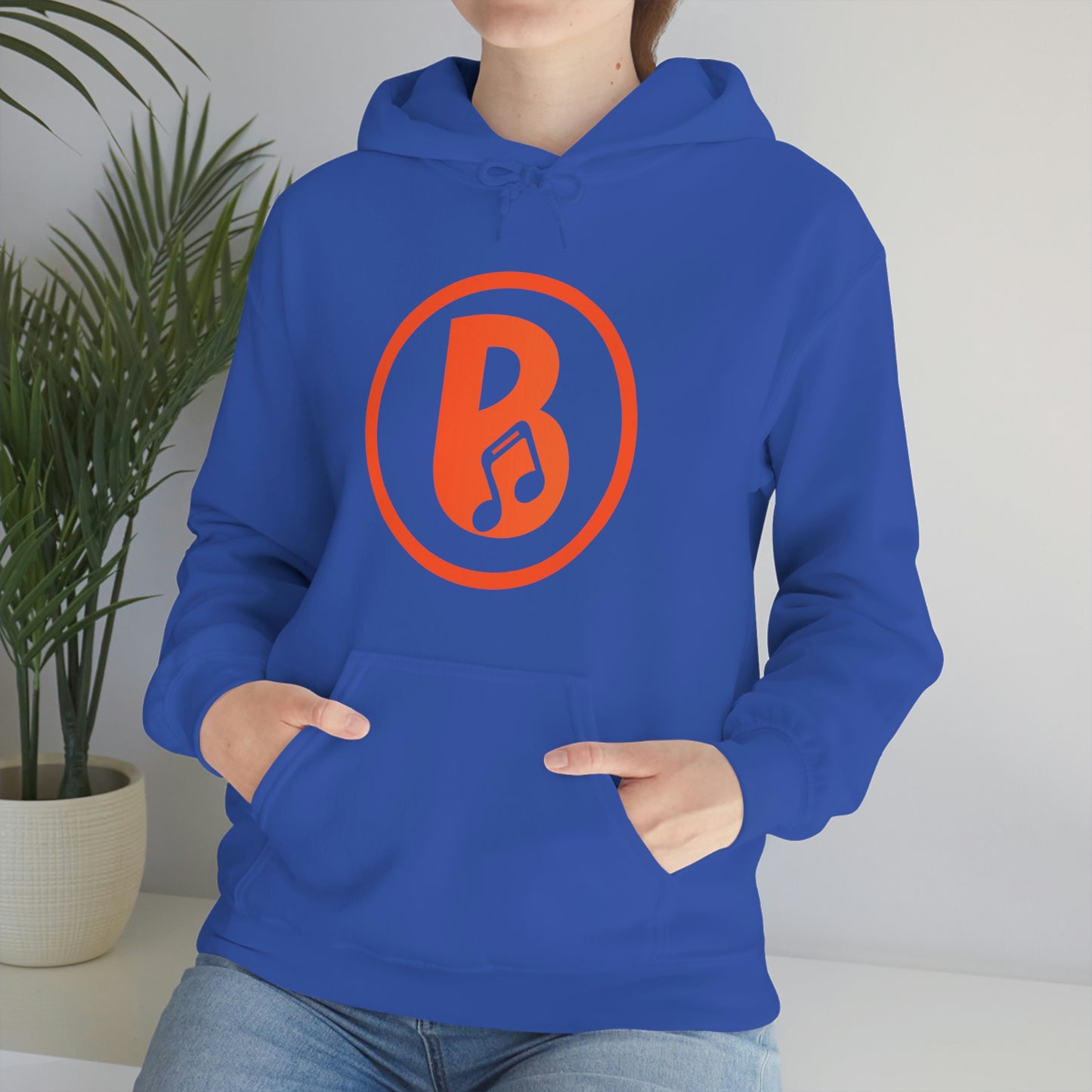Banski B Logo Heavy Blend™ Hooded Sweatshirt