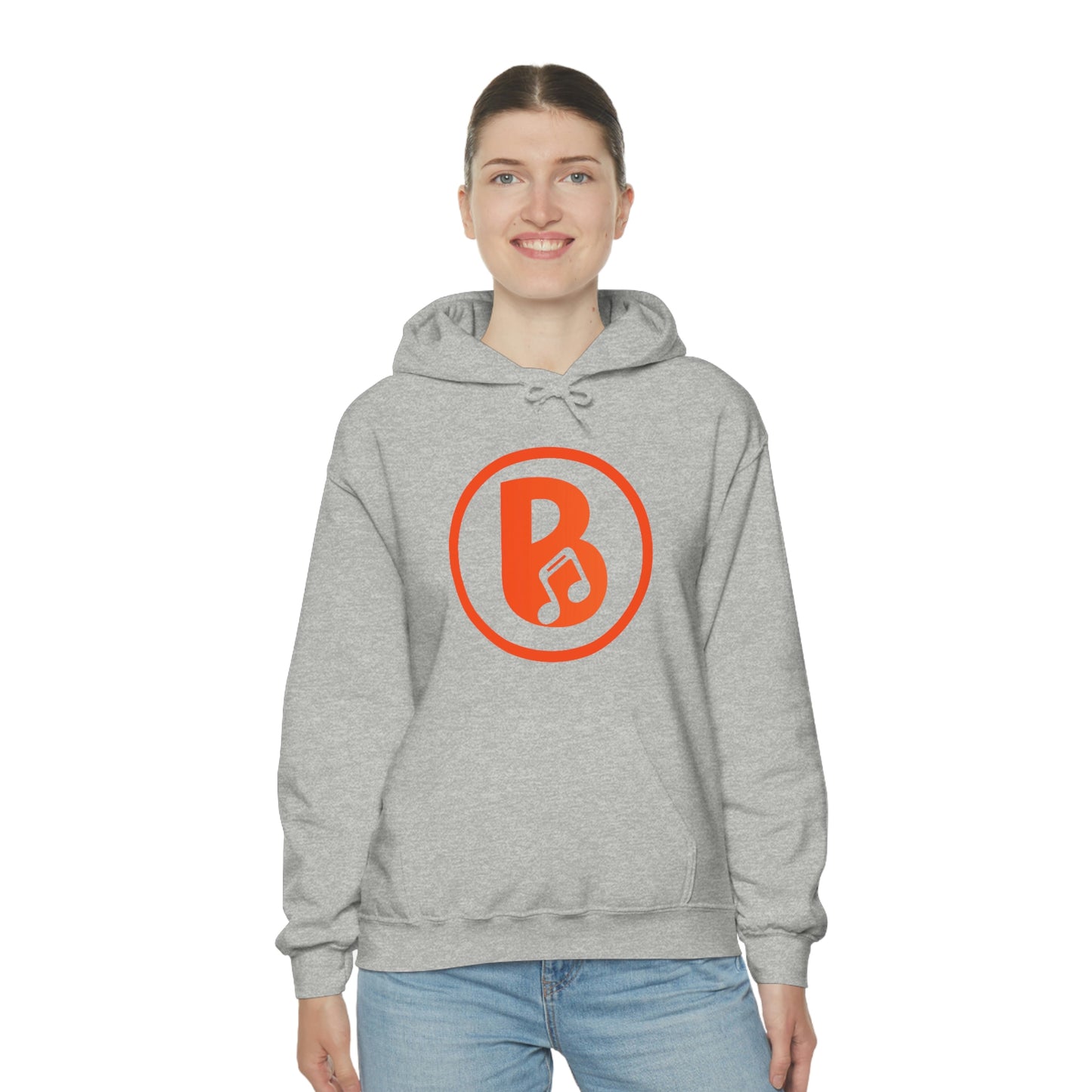 Banski B Logo Heavy Blend™ Hooded Sweatshirt