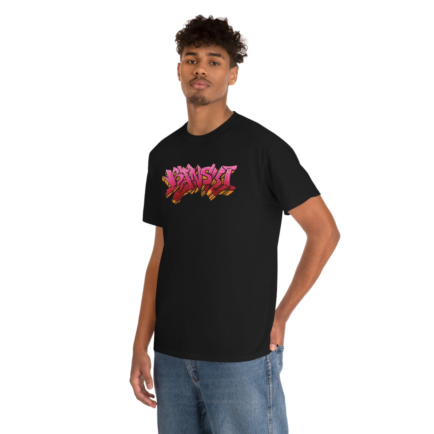 Banski Graffiti - Heavy Cotton Tee
