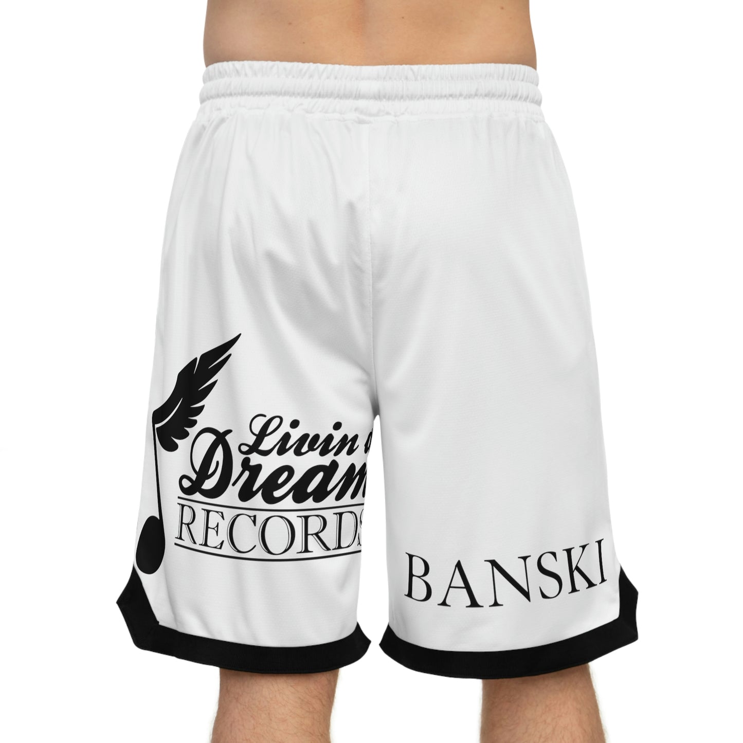 Livin A Dream Records / Banski - Basketball Rib Shorts