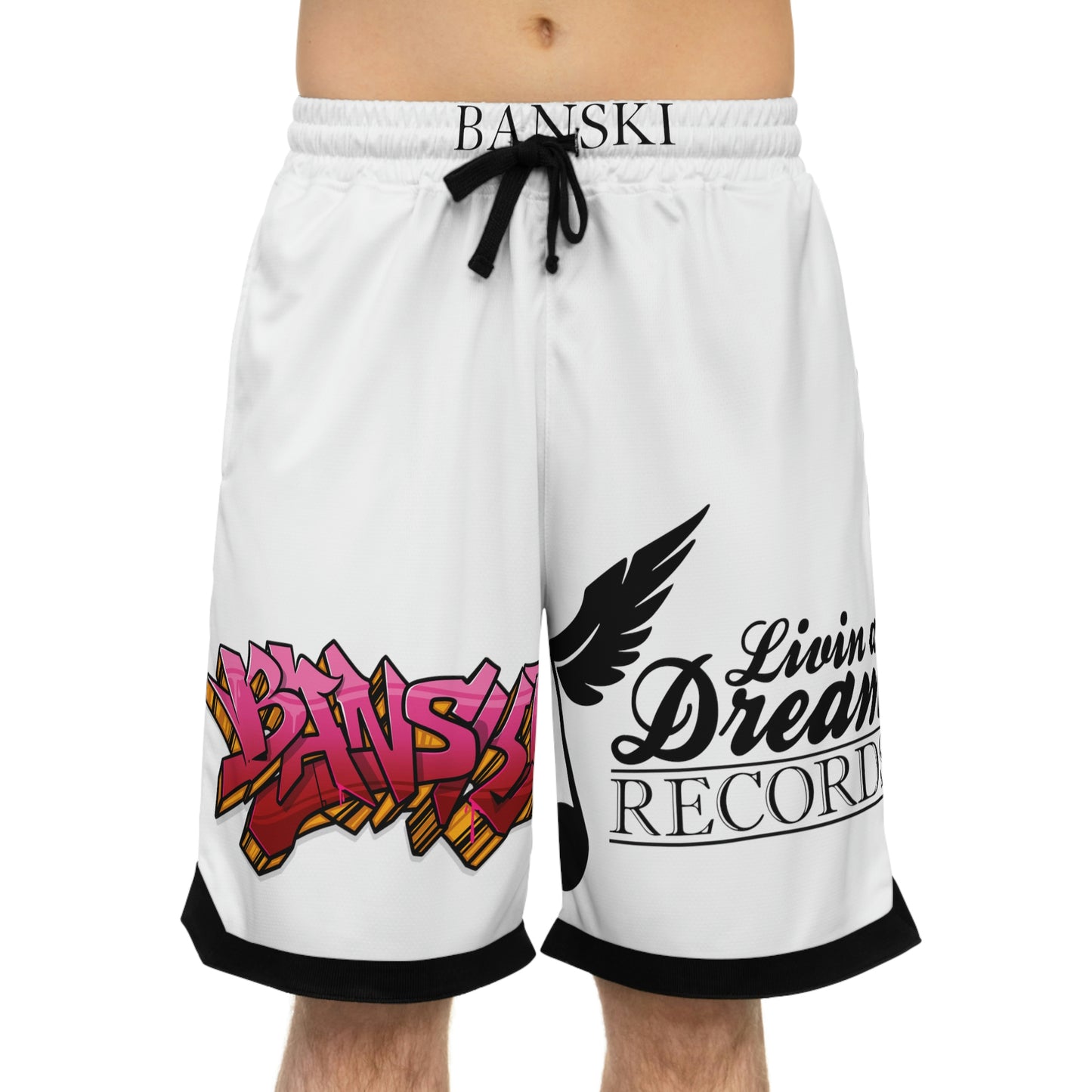Livin A Dream Records / Banski - Basketball Rib Shorts