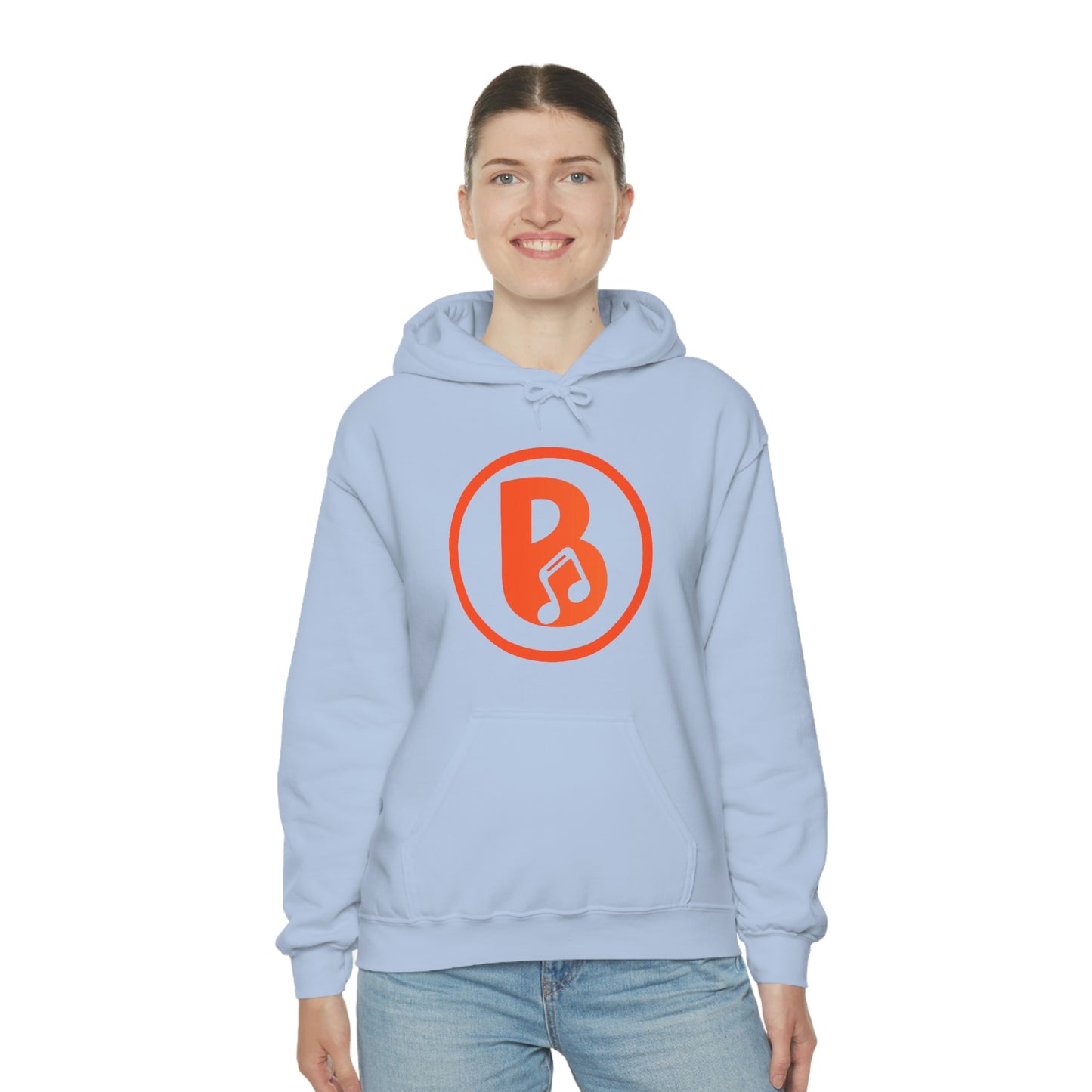 Banski B Logo Heavy Blend™ Hooded Sweatshirt