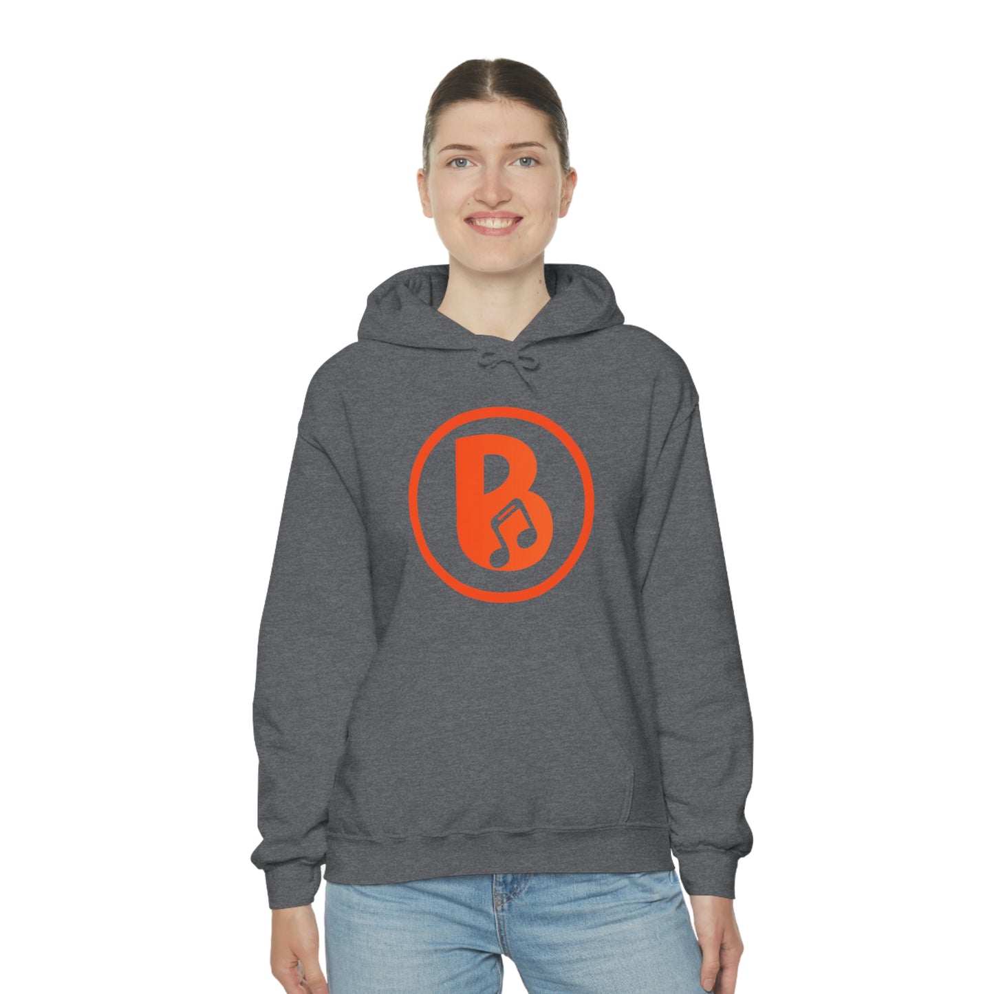 Banski B Logo Heavy Blend™ Hooded Sweatshirt
