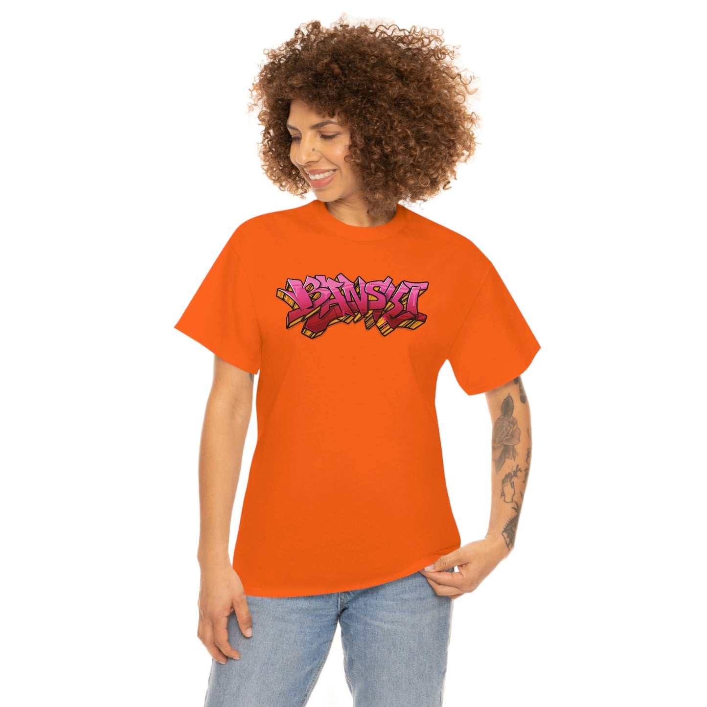 Banski Graffiti - Heavy Cotton Tee
