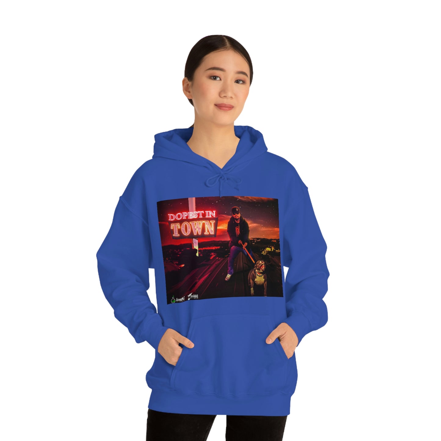 DOPEST IN TOWN Unisex Heavy Blend™ Hooded Sweatshirt