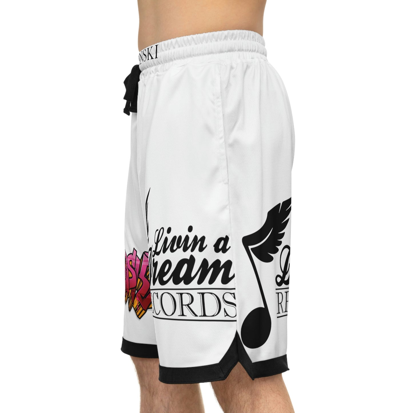 Livin A Dream Records / Banski - Basketball Rib Shorts