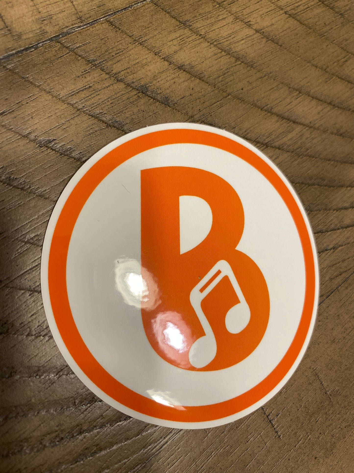 Banski 'B' logo sticker