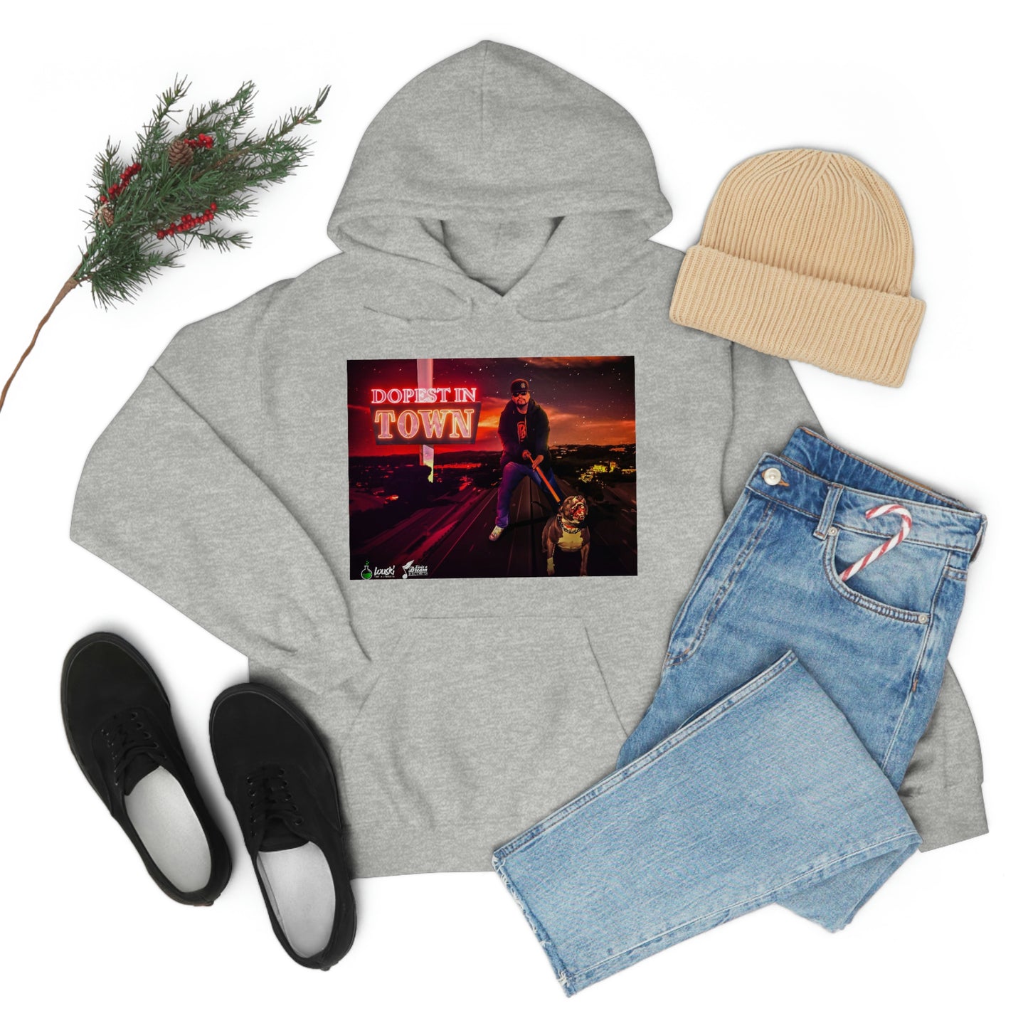 DOPEST IN TOWN Unisex Heavy Blend™ Hooded Sweatshirt