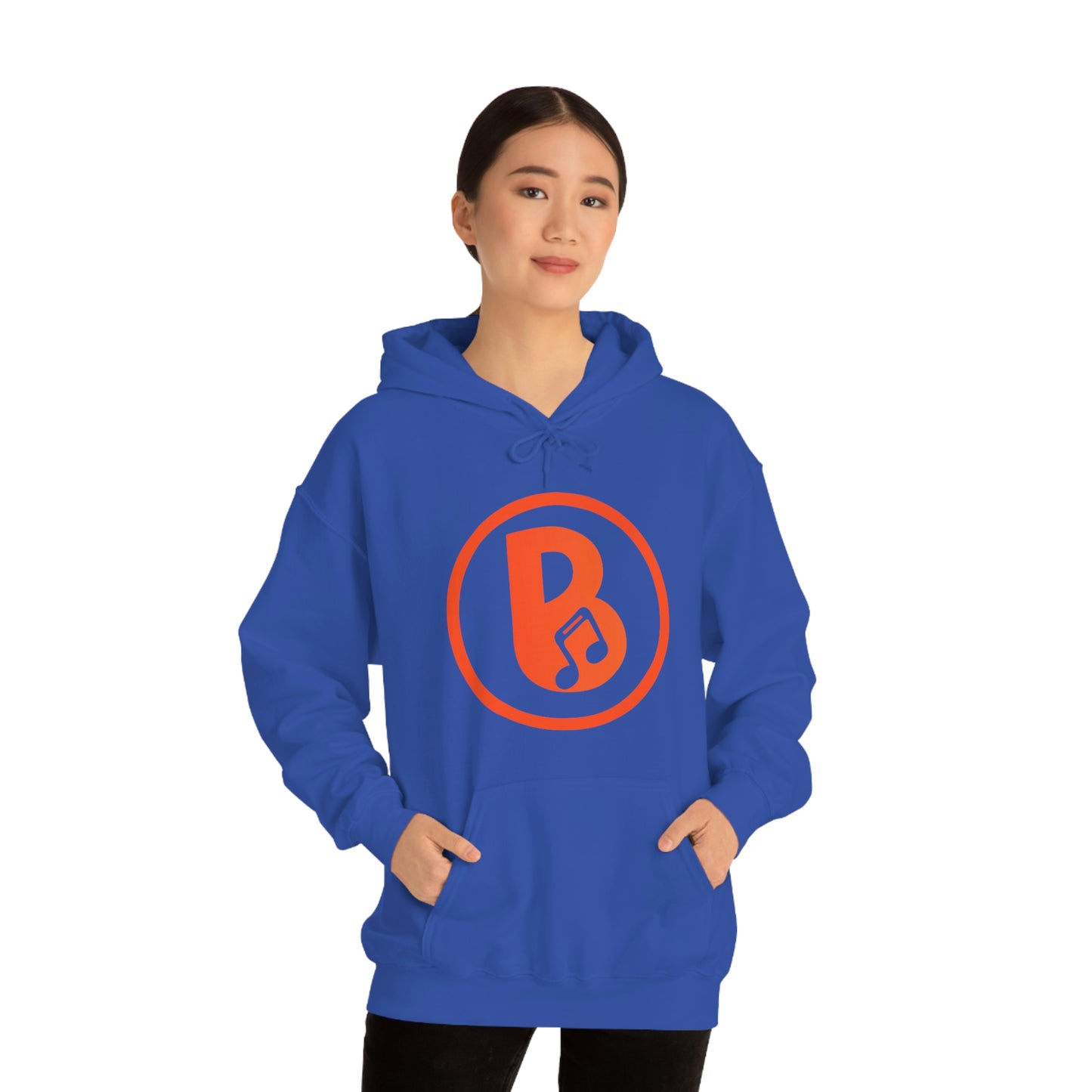 Banski B Logo Heavy Blend™ Hooded Sweatshirt