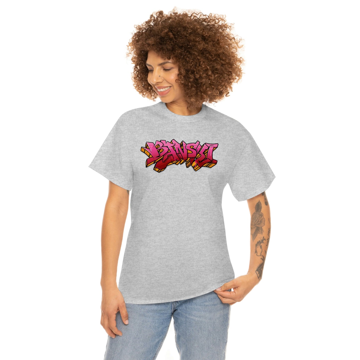 Banski Graffiti - Heavy Cotton Tee