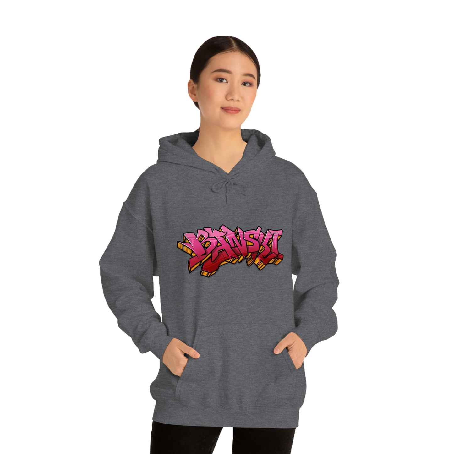 Banski Graffiti2 Heavy Blend™ Hooded Sweatshirt