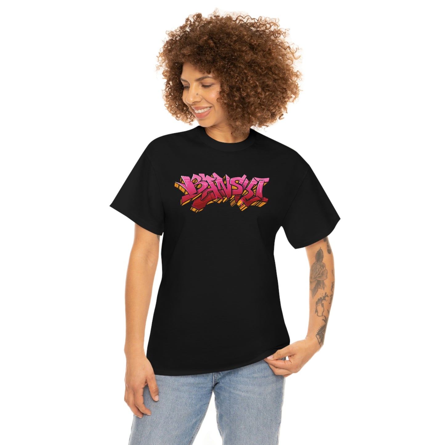 Banski Graffiti - Heavy Cotton Tee