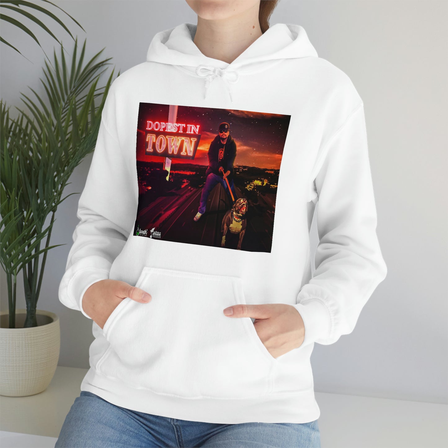 DOPEST IN TOWN Unisex Heavy Blend™ Hooded Sweatshirt