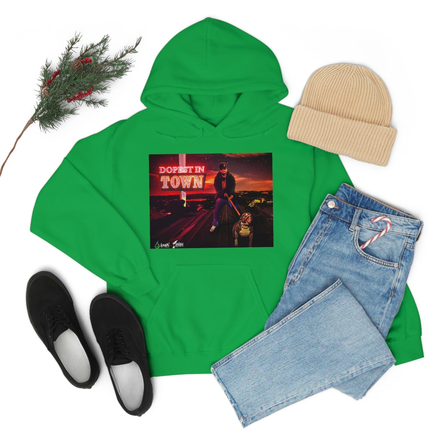 DOPEST IN TOWN Unisex Heavy Blend™ Hooded Sweatshirt