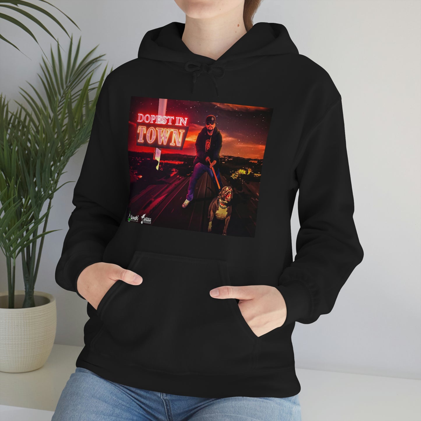DOPEST IN TOWN Unisex Heavy Blend™ Hooded Sweatshirt