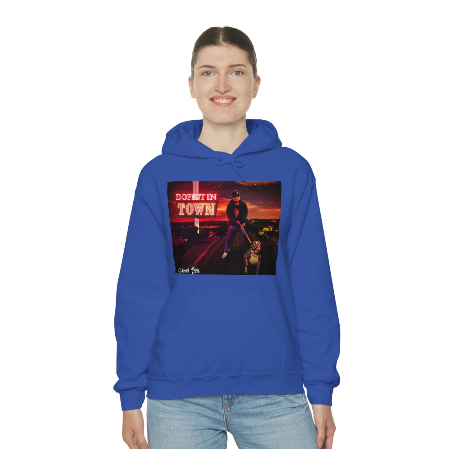 DOPEST IN TOWN Unisex Heavy Blend™ Hooded Sweatshirt