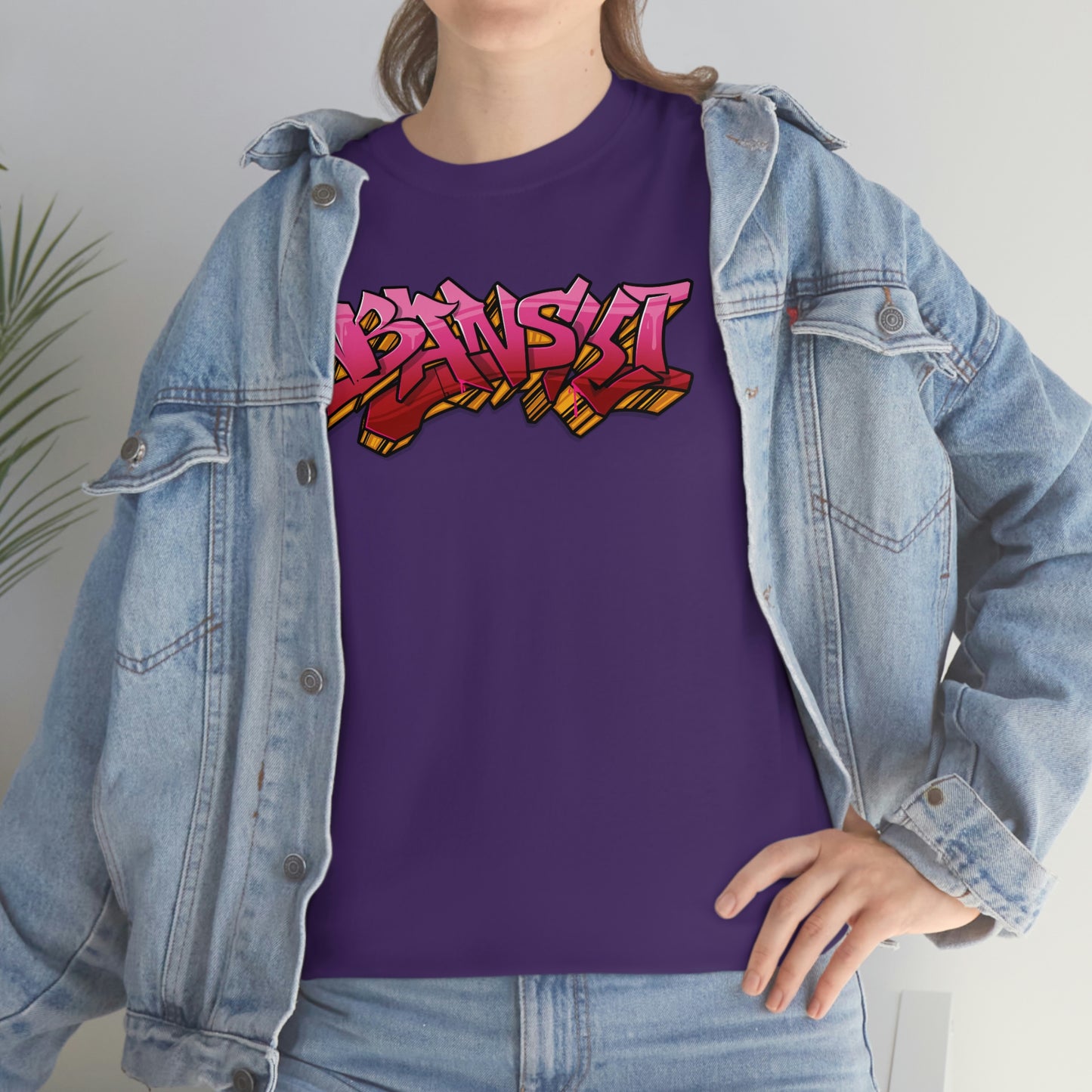 Banski Graffiti - Heavy Cotton Tee