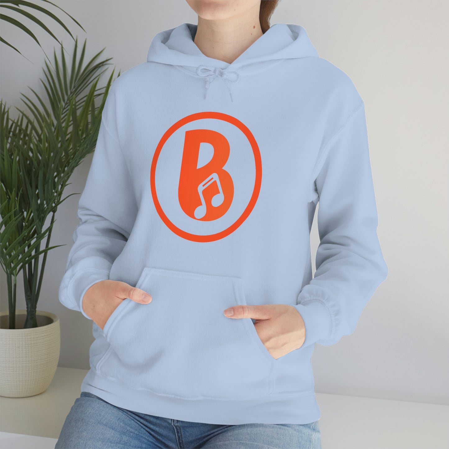 Banski B Logo Heavy Blend™ Hooded Sweatshirt