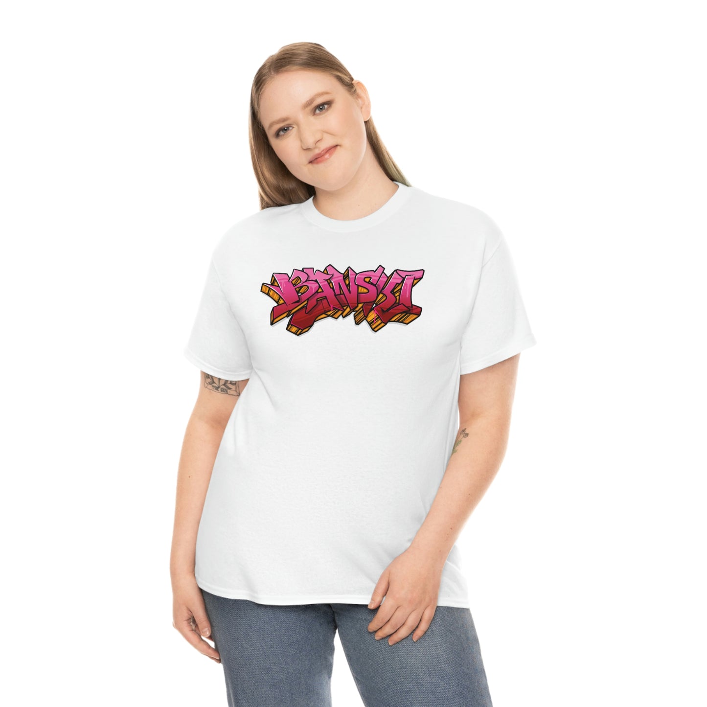 Banski Graffiti - Heavy Cotton Tee