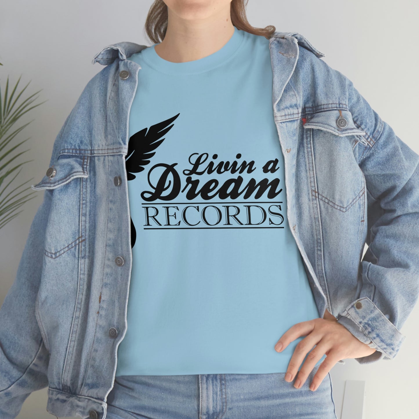 Livin A Dream Records Heavy Cotton Tee