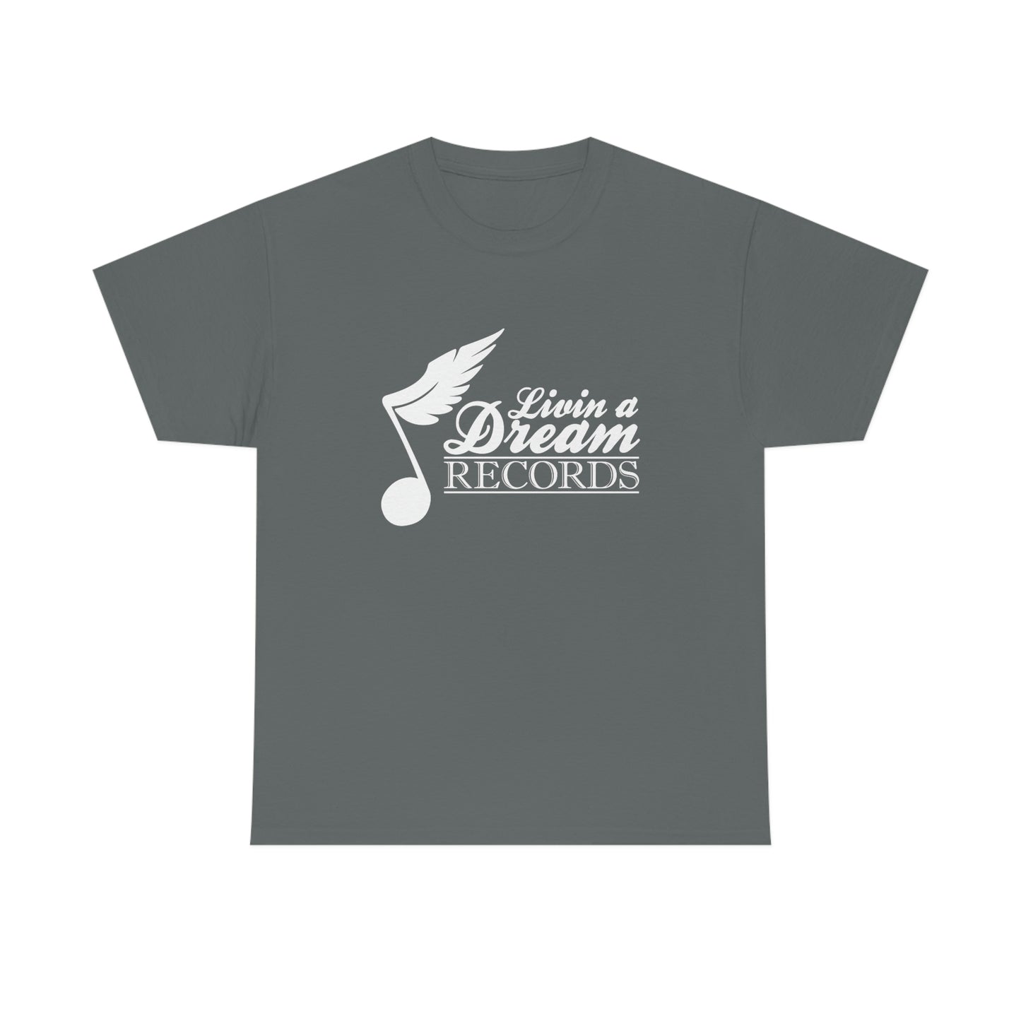 Livin A Dream Records Heavy Cotton Tee [White]