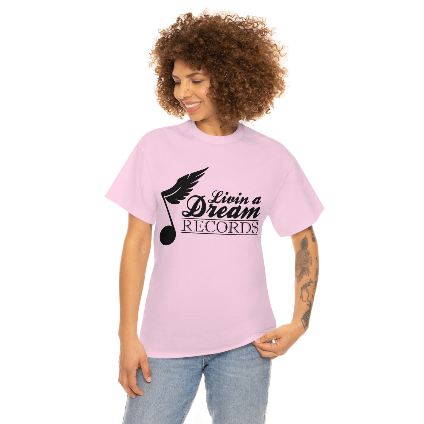 Livin A Dream Records Heavy Cotton Tee