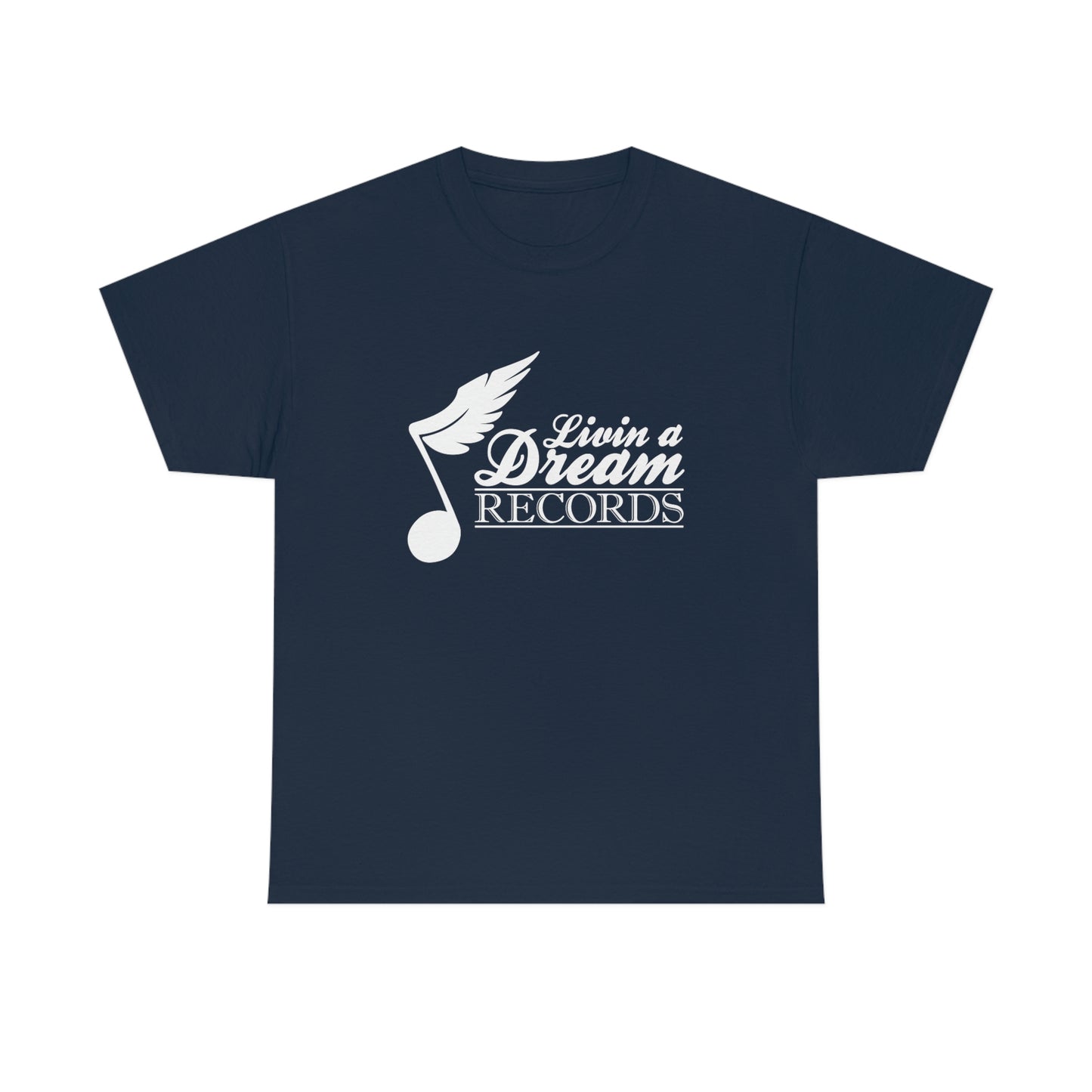 Livin A Dream Records Heavy Cotton Tee [White]