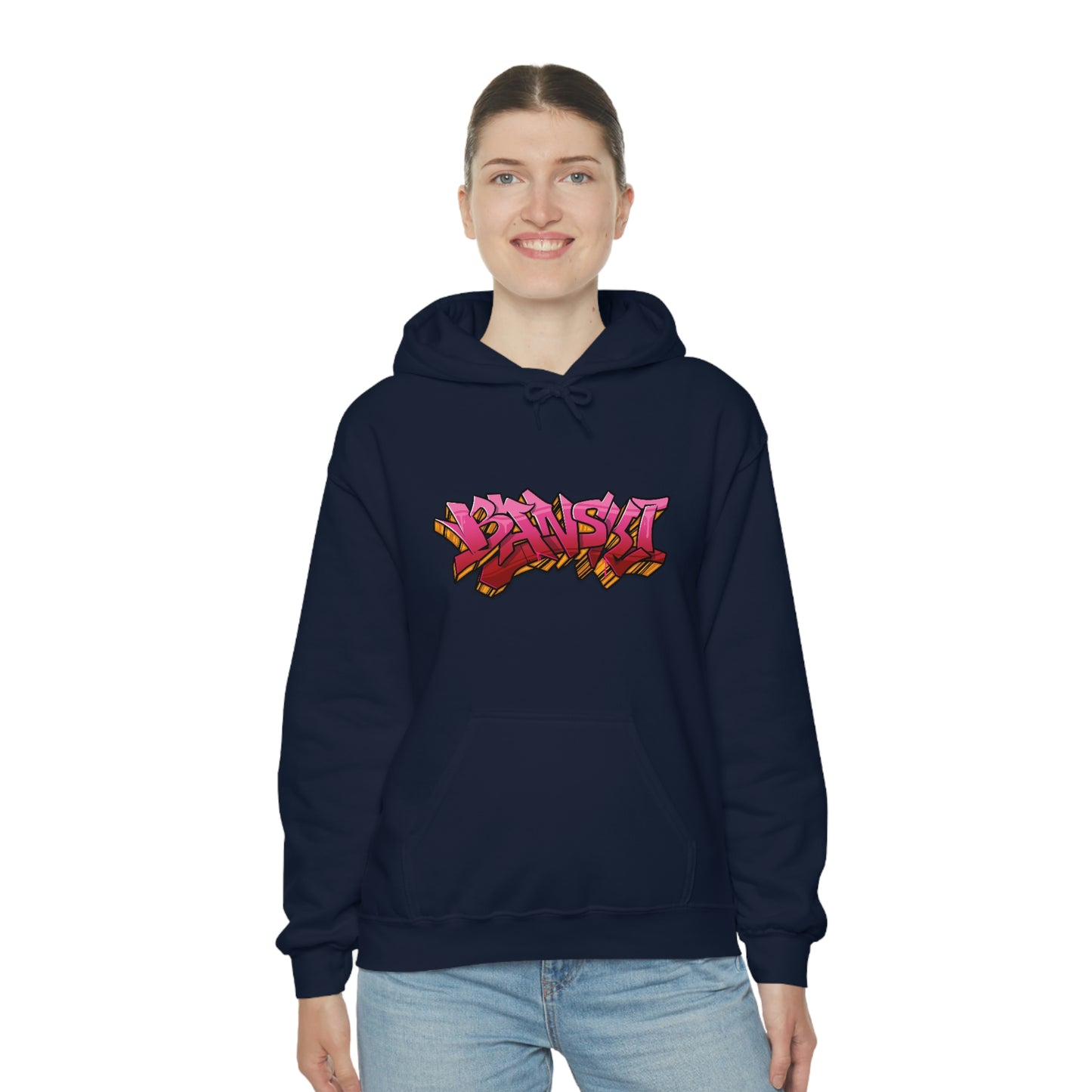 Banski Graffiti2 Heavy Blend™ Hooded Sweatshirt