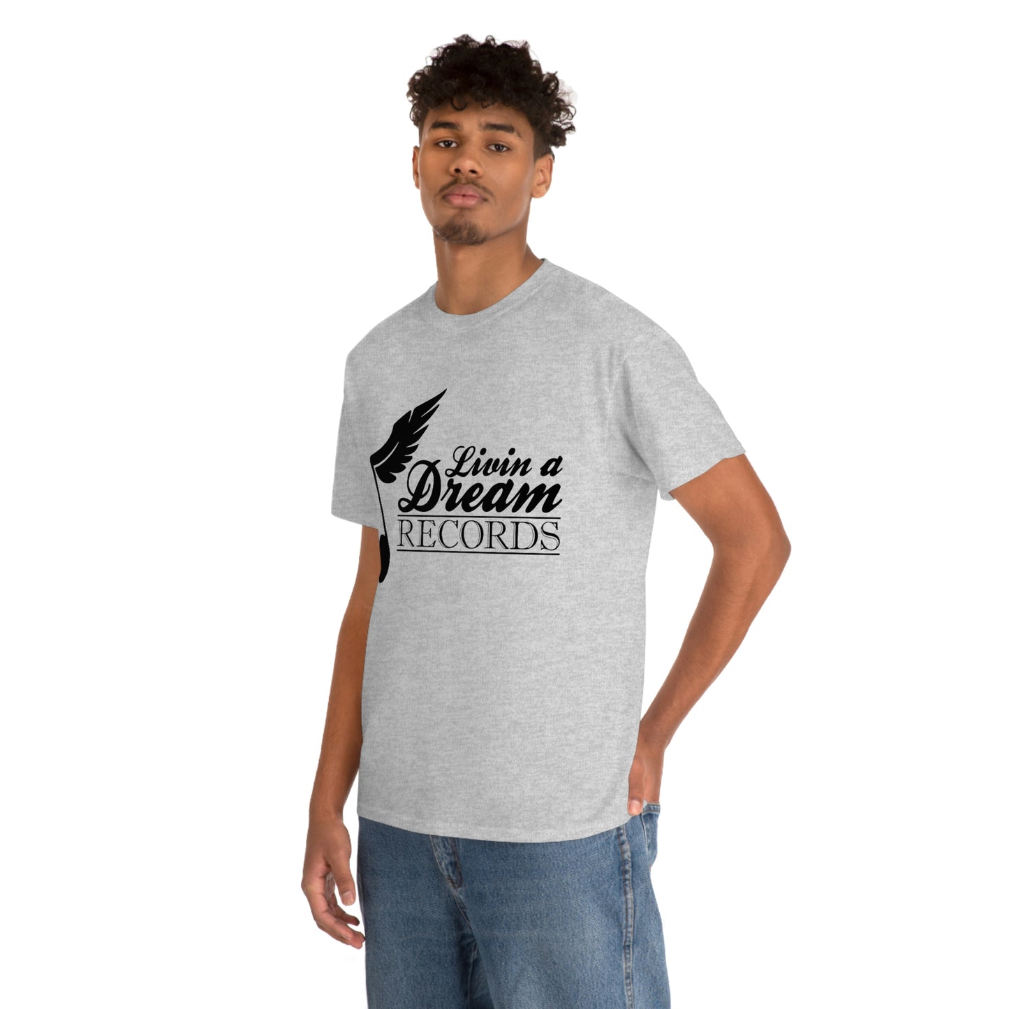 Livin A Dream Records Heavy Cotton Tee