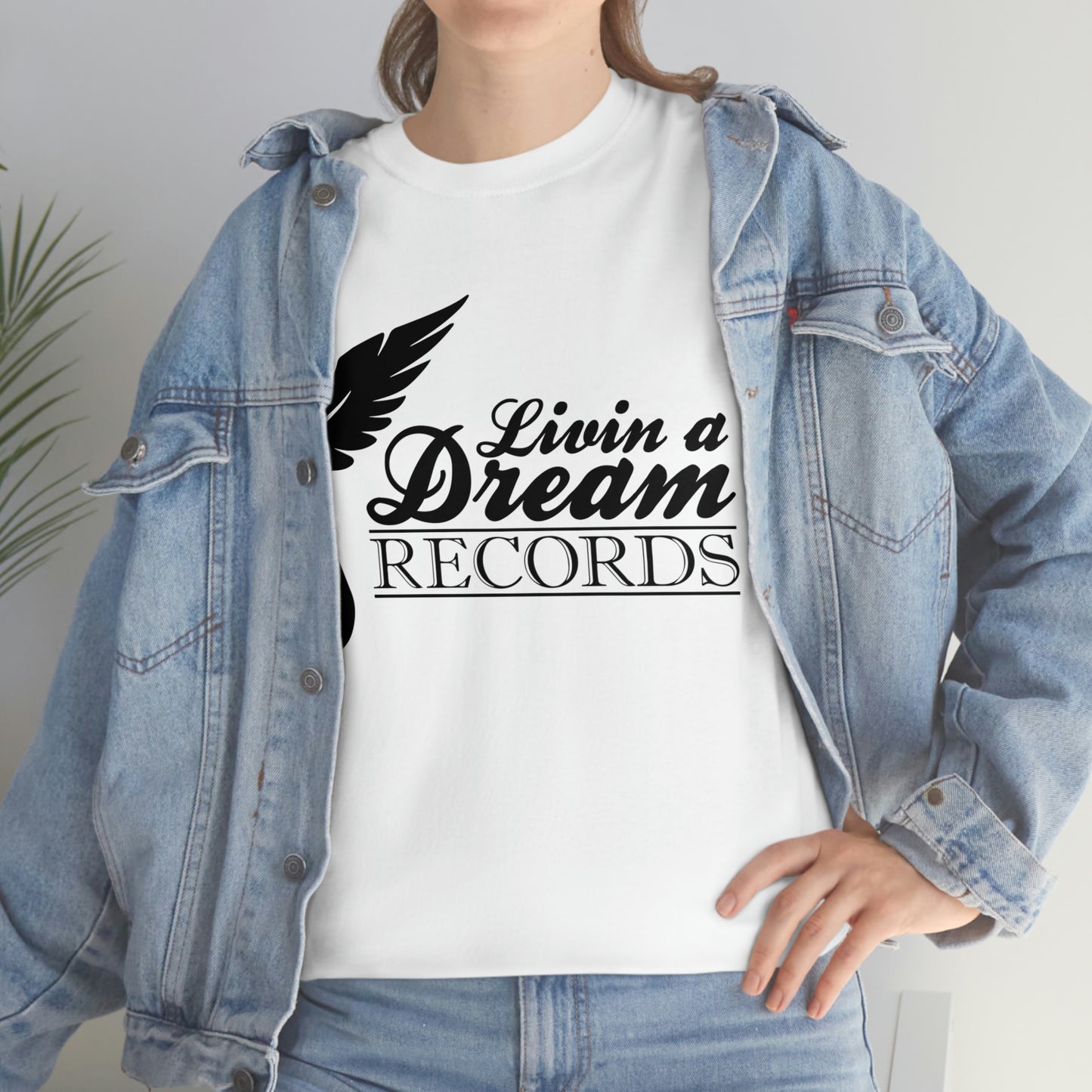 Livin A Dream Records Heavy Cotton Tee