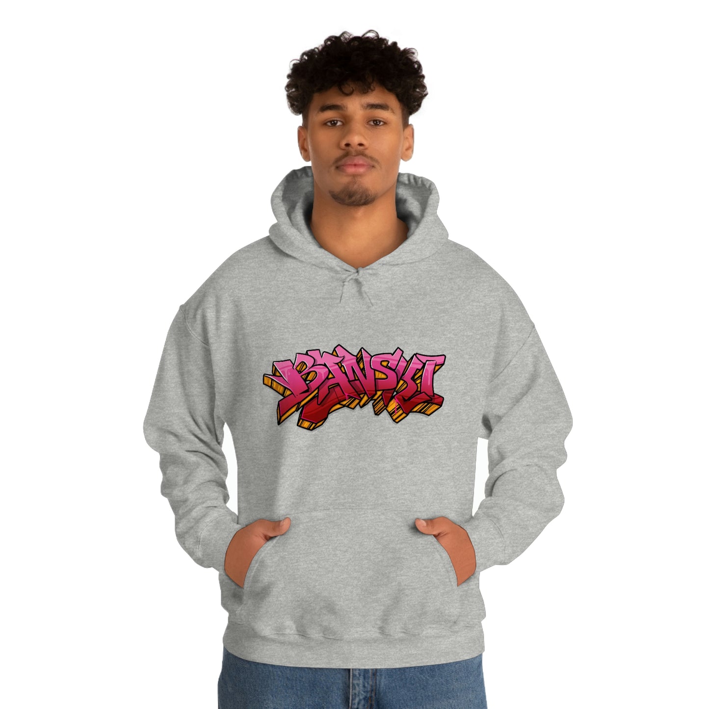 Banski Graffiti2 Heavy Blend™ Hooded Sweatshirt